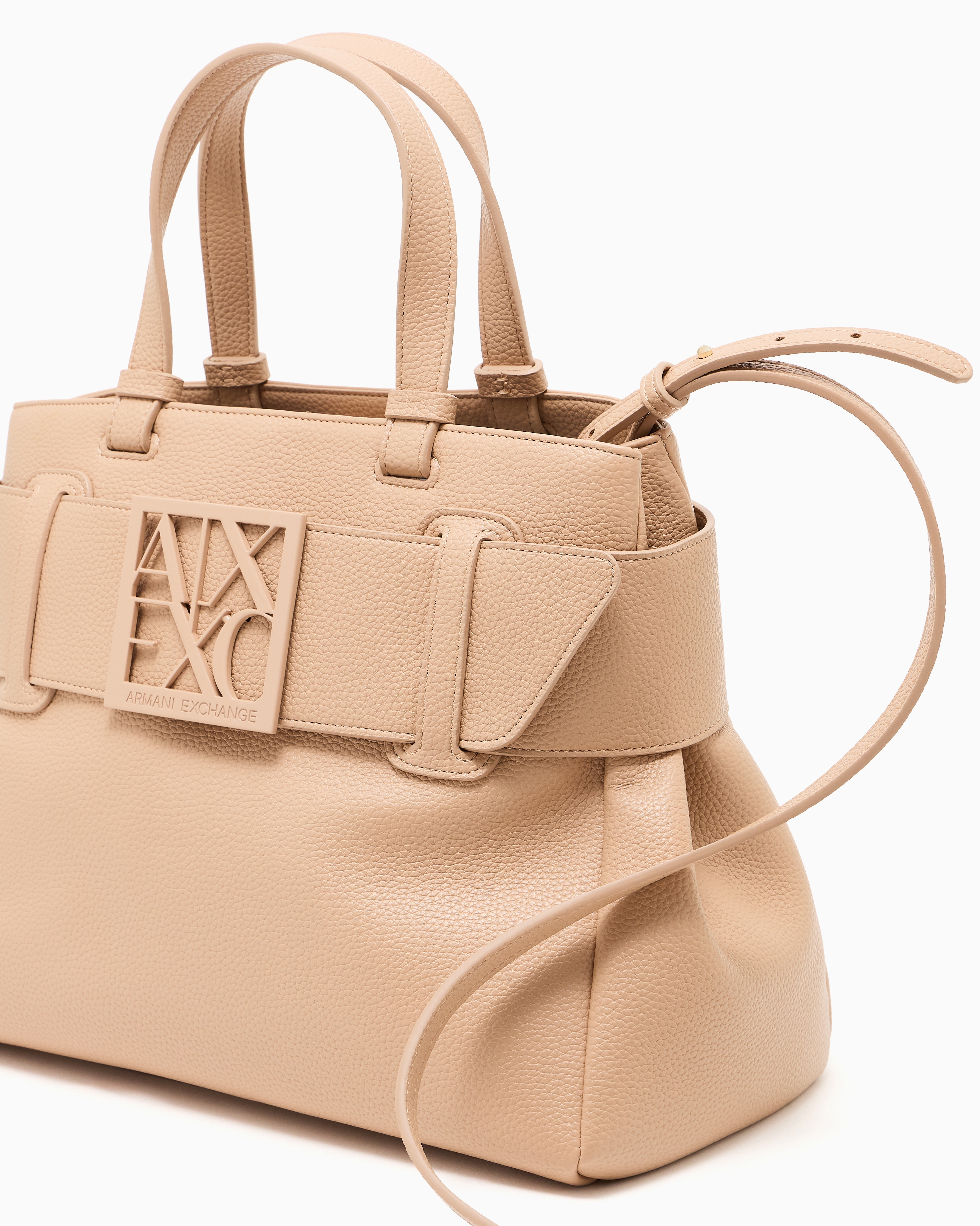 Handbag with maxi AX logo | Armani Exchange