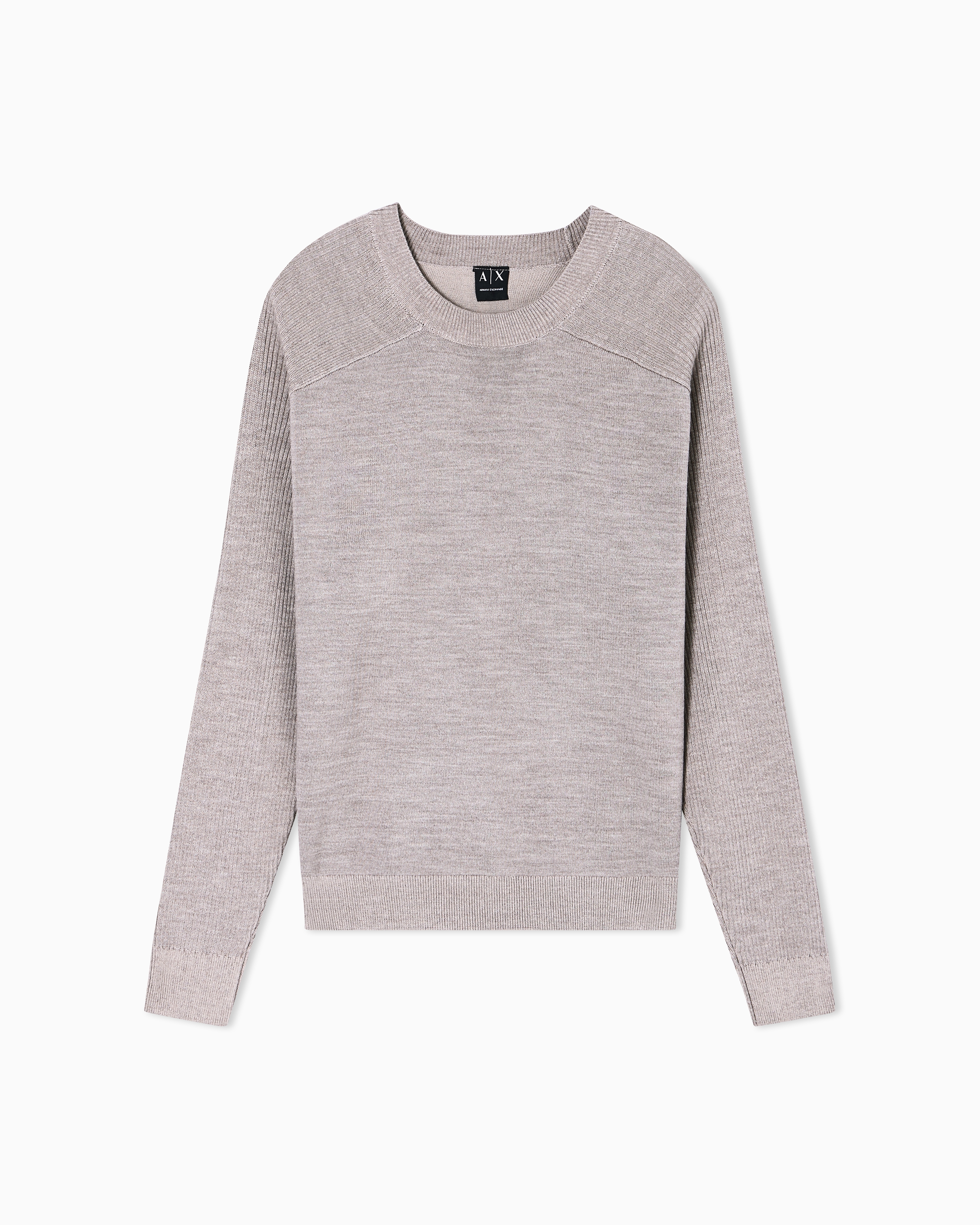 Armani Exchange Maglione Girocollo Con Dettaglio Sulle Spalle