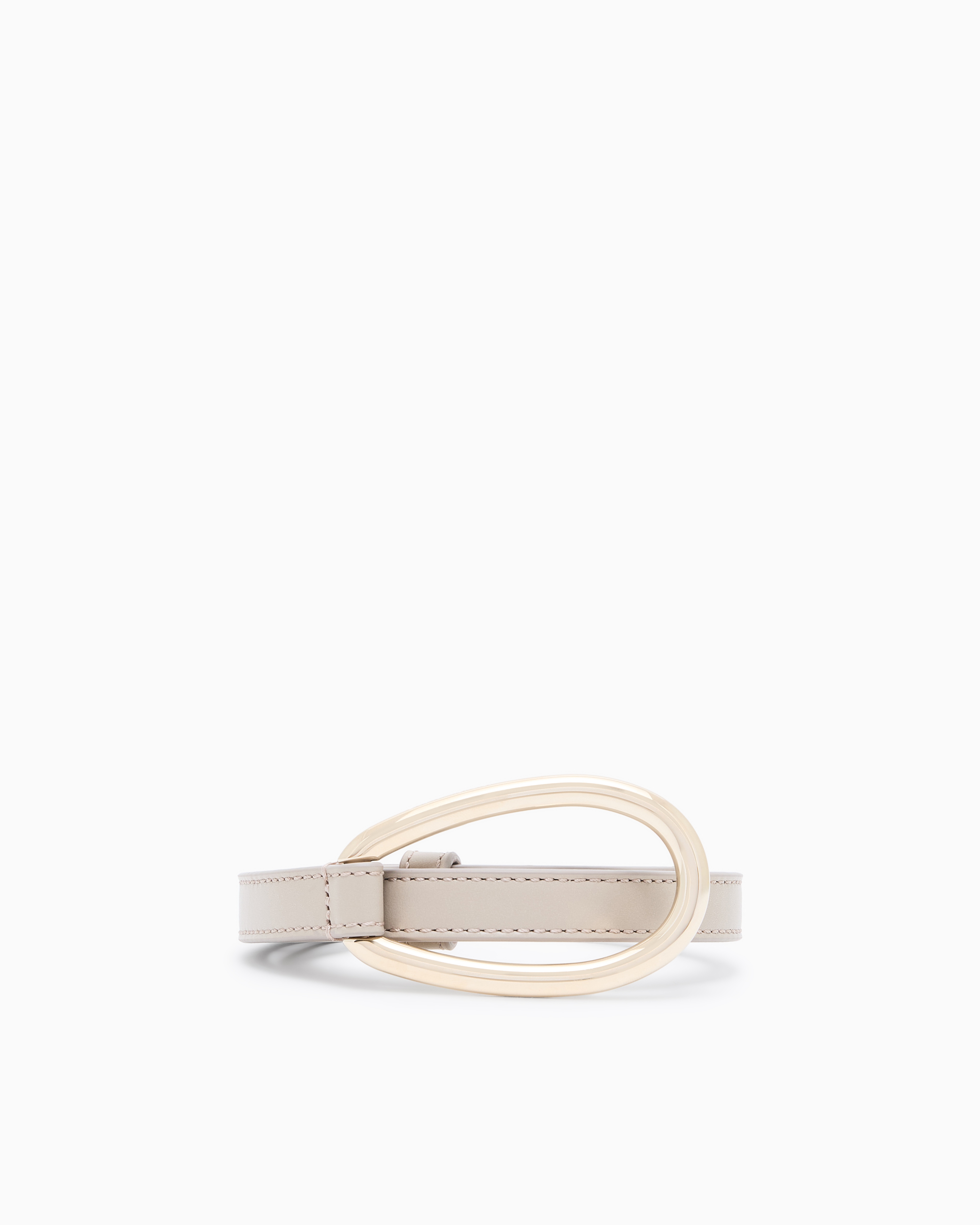 Giorgio Armani Beige Leather Belt