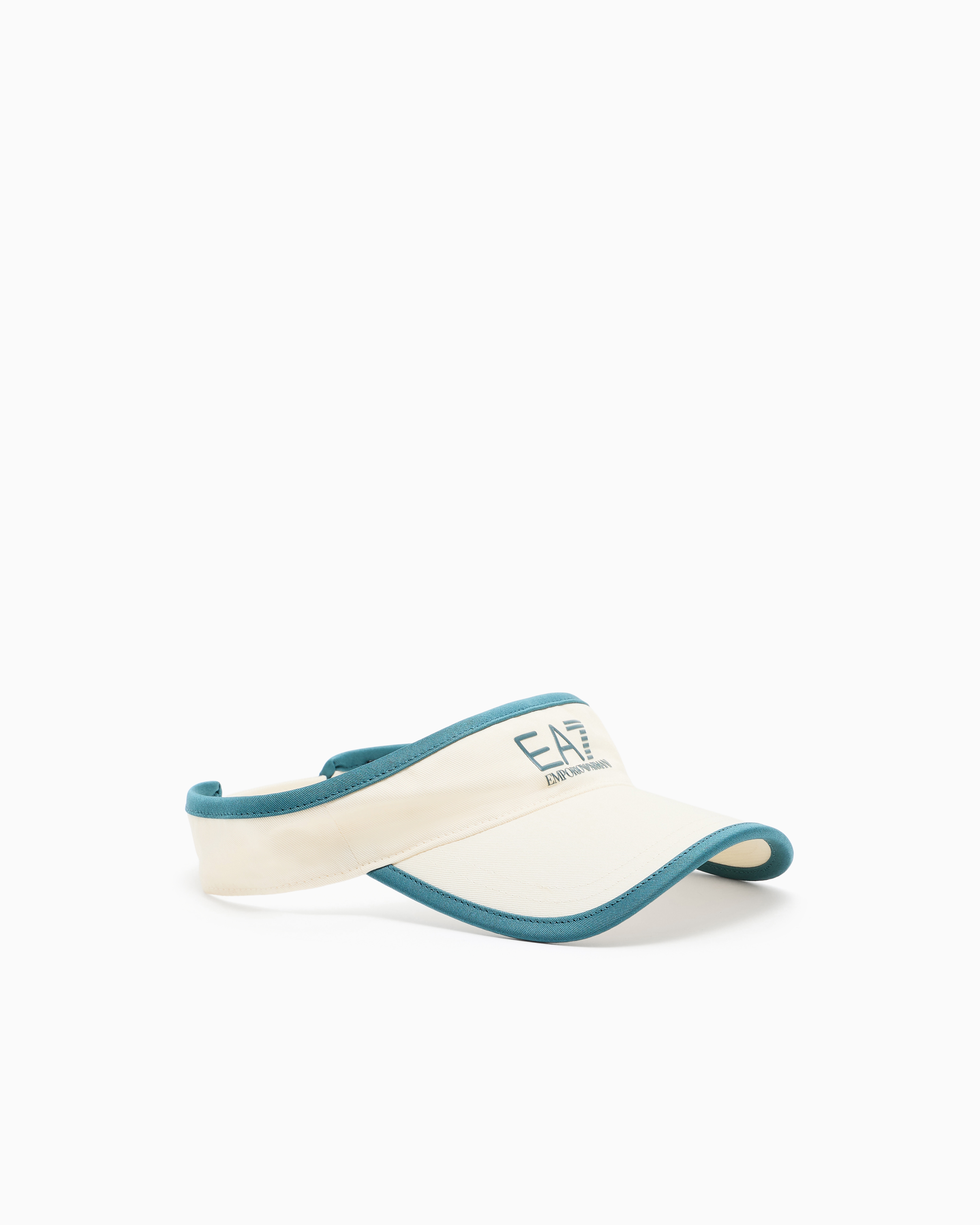 Ea7 Beige Tennis Pro Cotton Visor