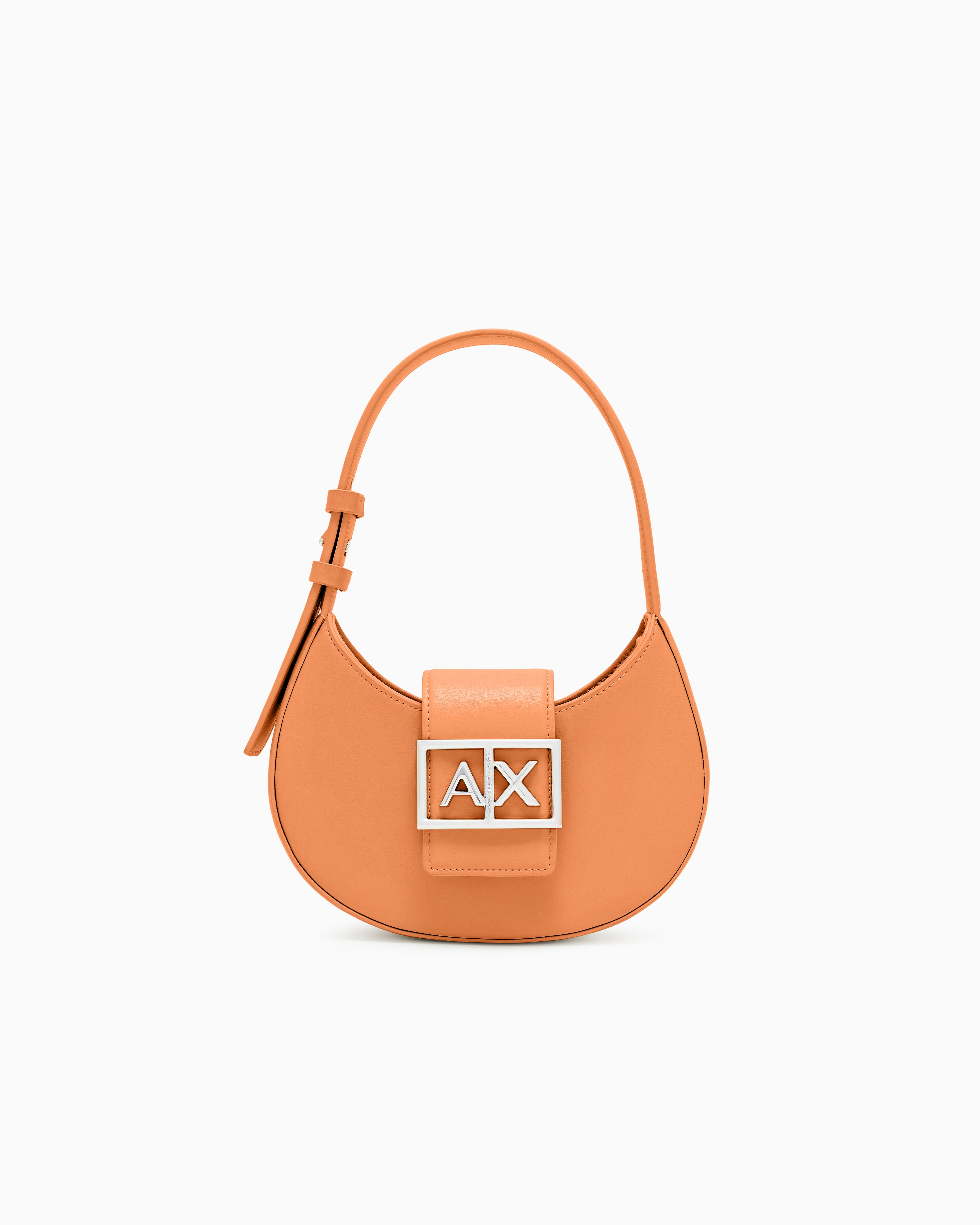 Armani Exchange Orange Mini Bag With An Outside Coating