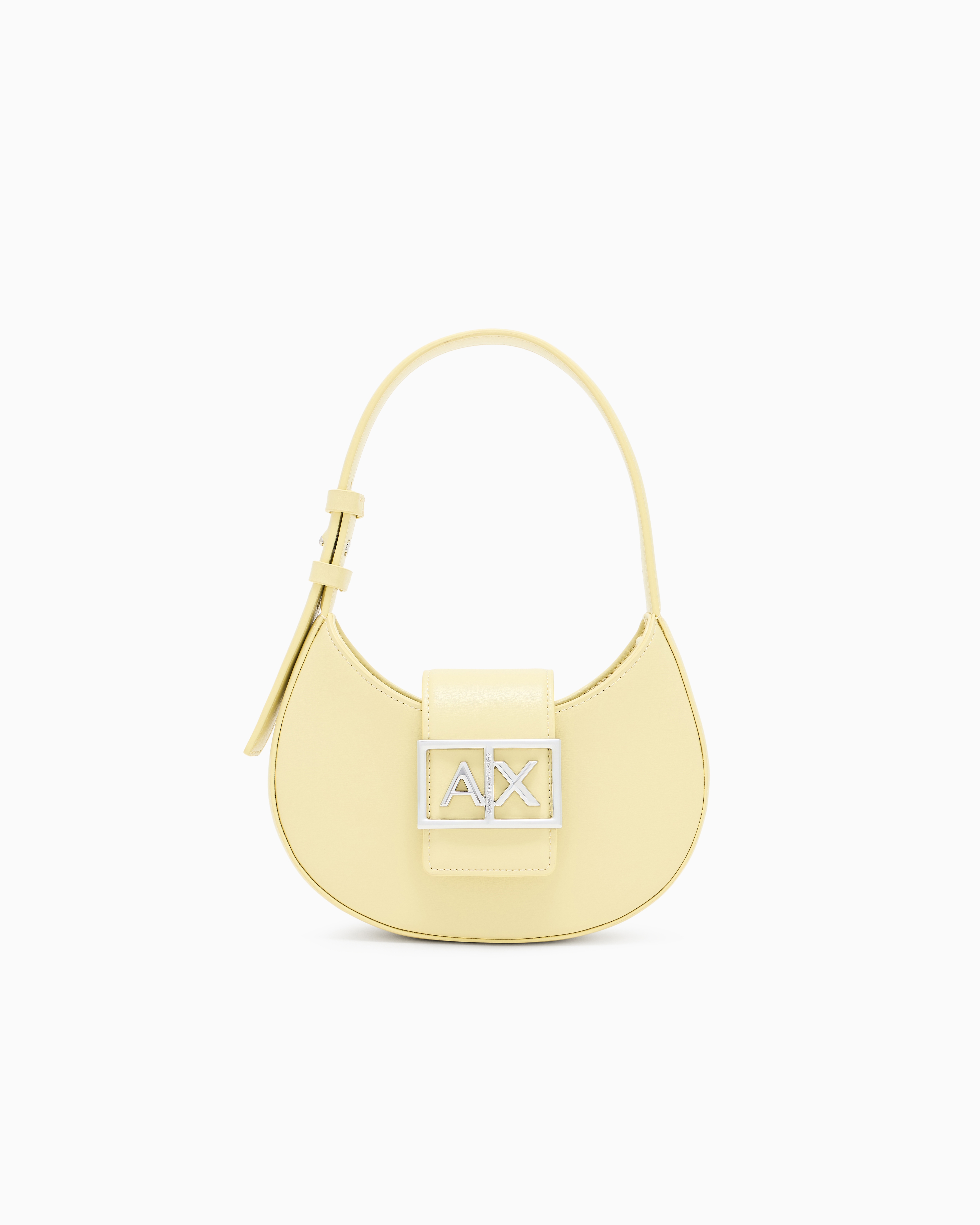 Armani Exchange Yellow Mini Bag With An Outside Coating