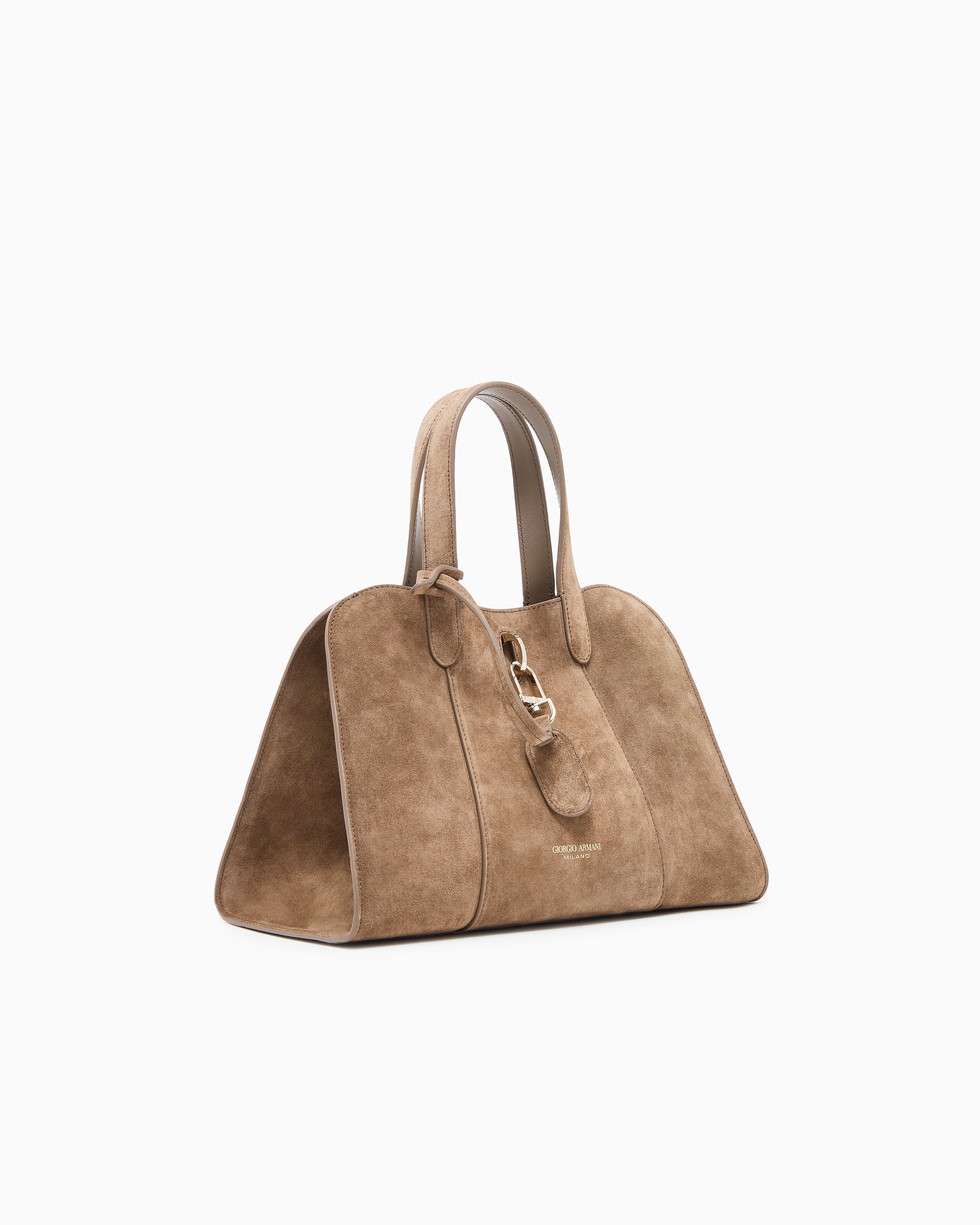 GIORGIO ARMANI スエード トートバッグ ブラウン undefined