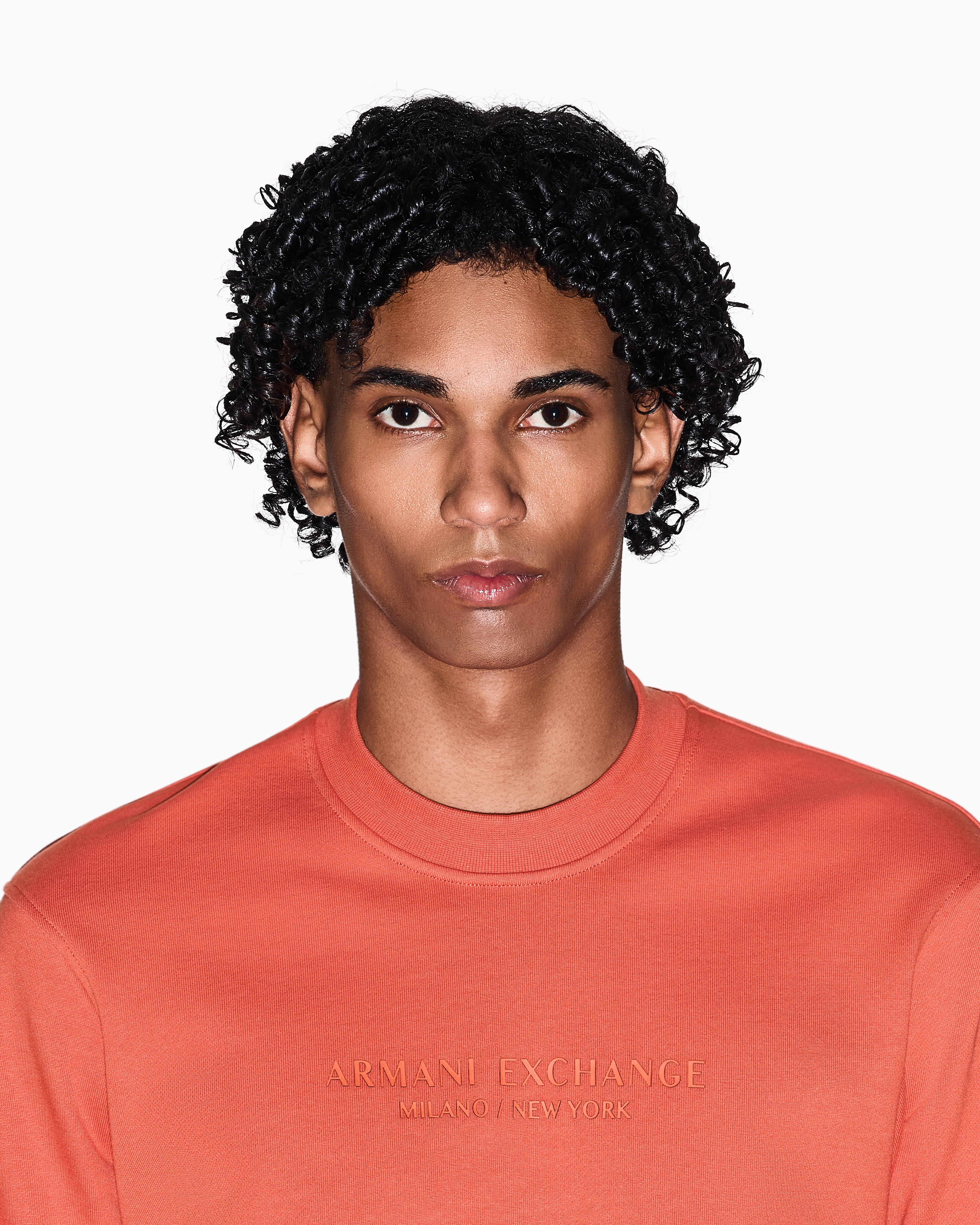 Crewneck sweatshirt with tone logo | Armani Exchange