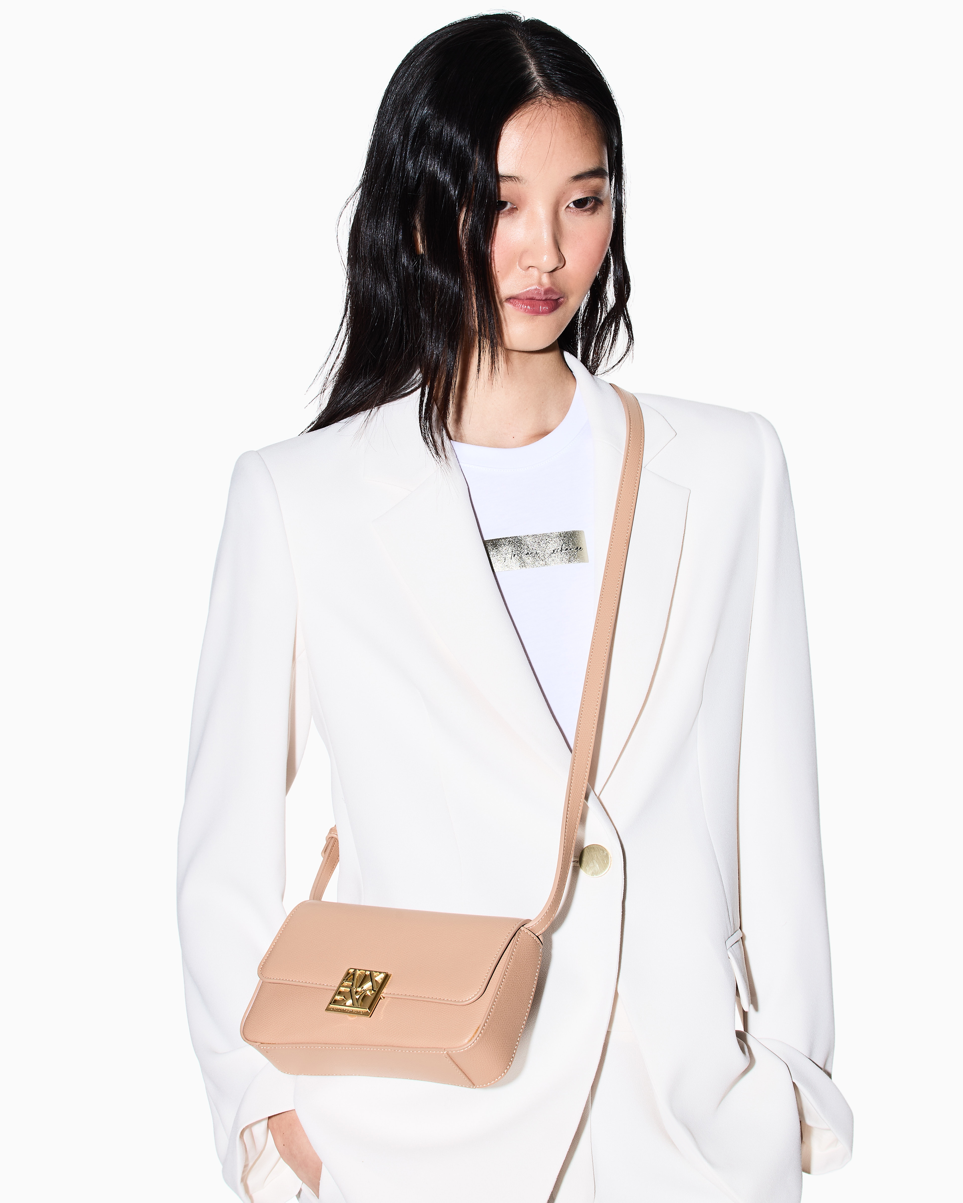 Mini bag in technical fabric