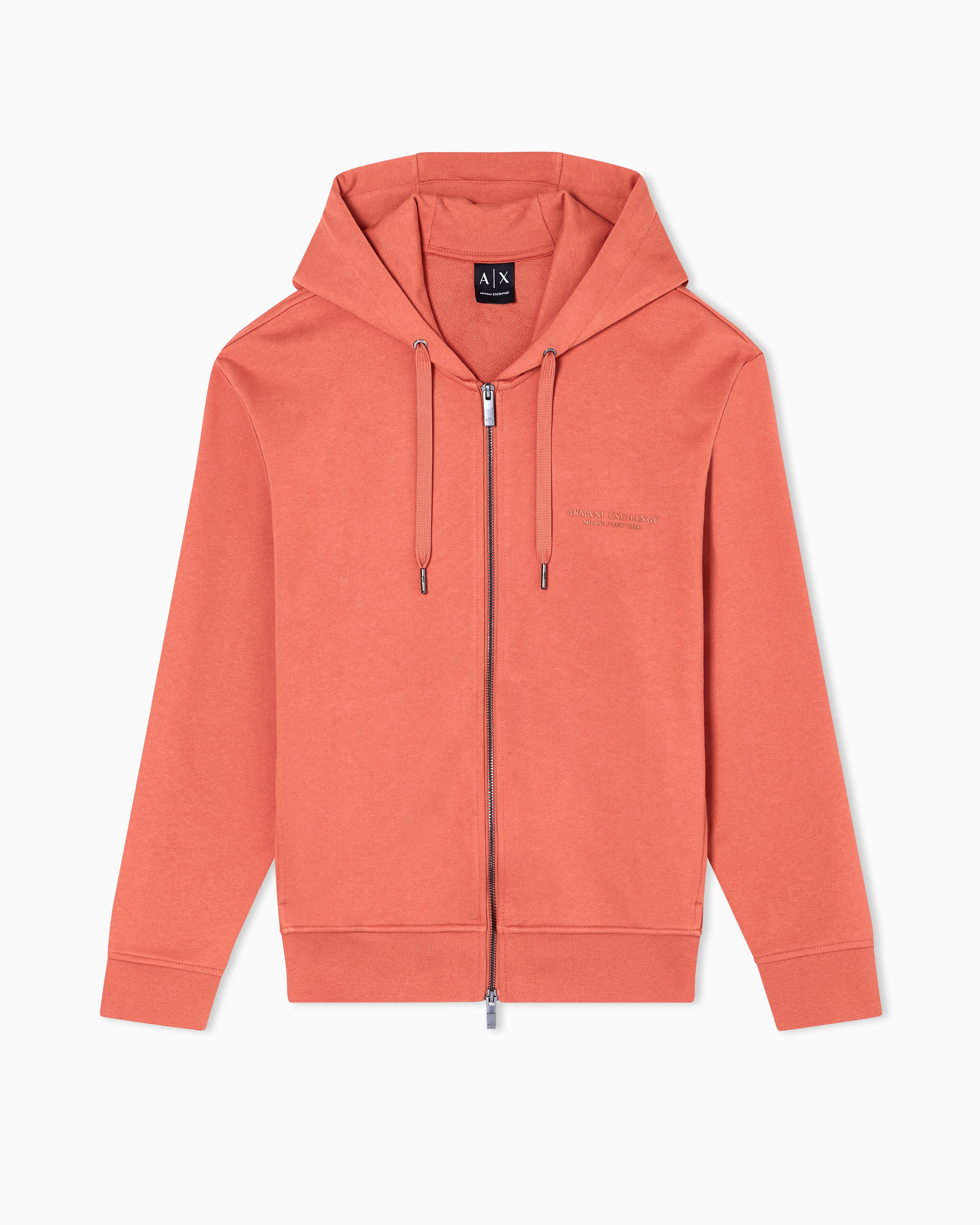 Armani Exchange Felpa Con Zip E Cappuccio Basic