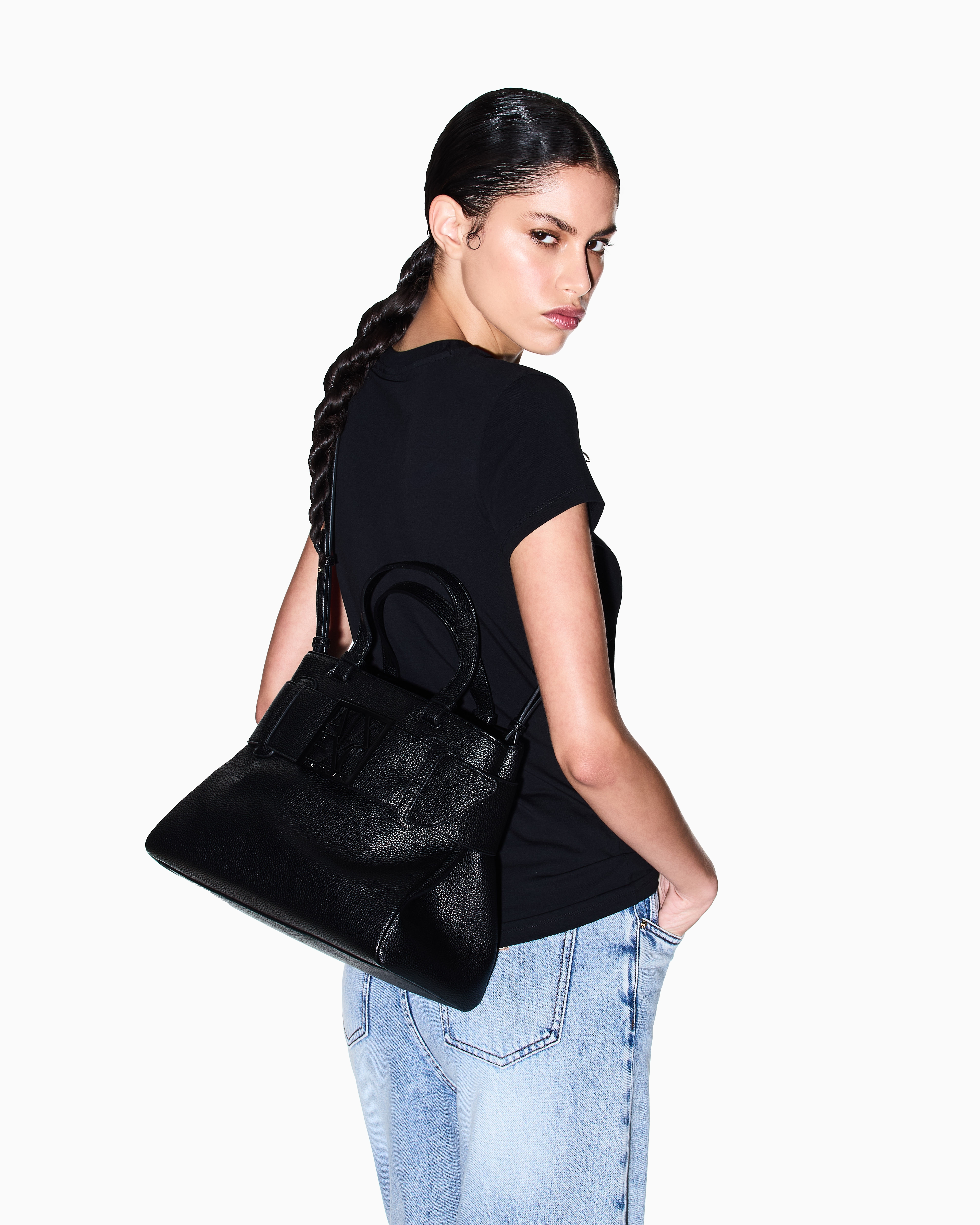 Shoppers in technical fabric