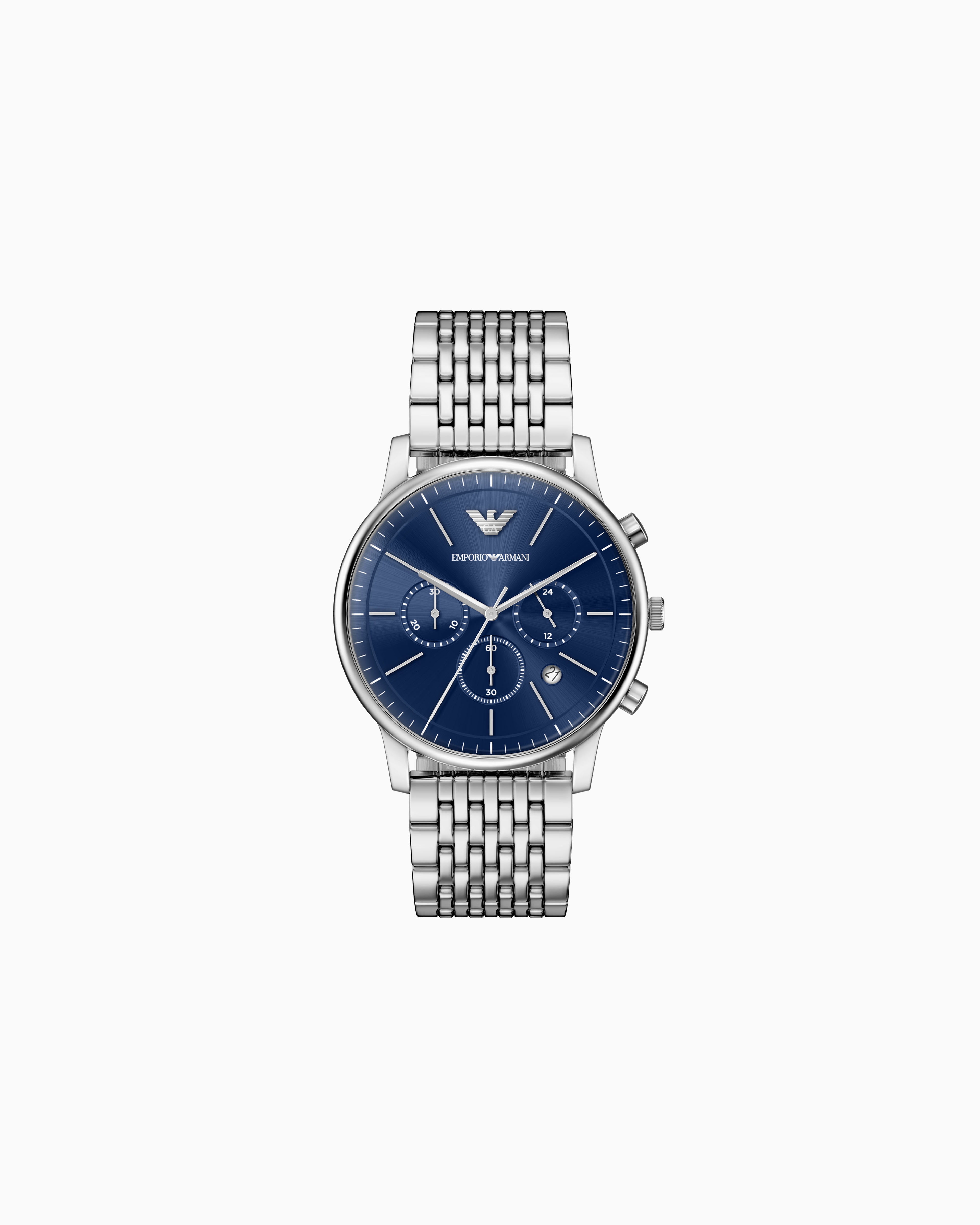 Emporio Armani Blu Orologio Cronografo Al Quarzo