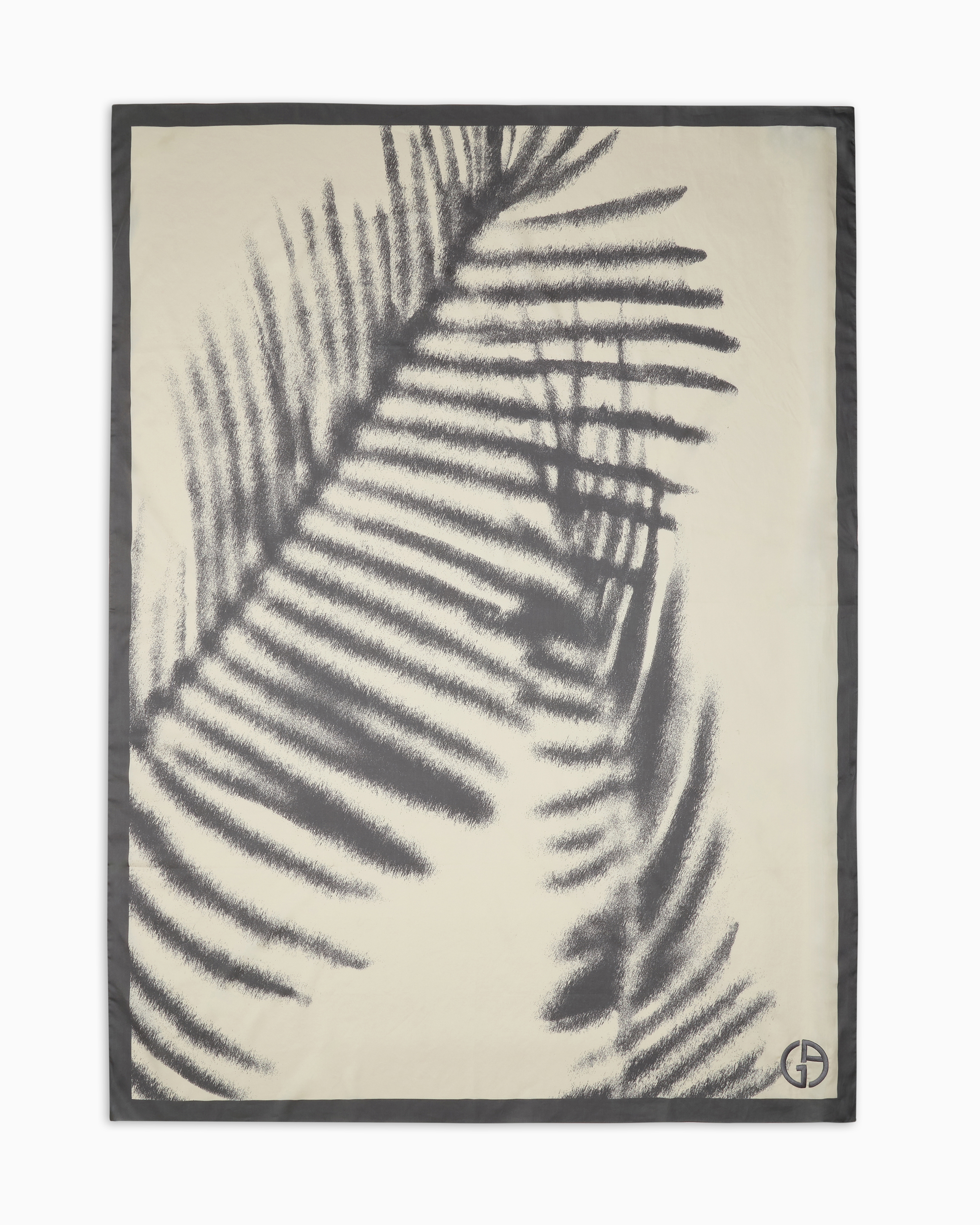 Giorgio Armani Patterned Printed Cotton Stole