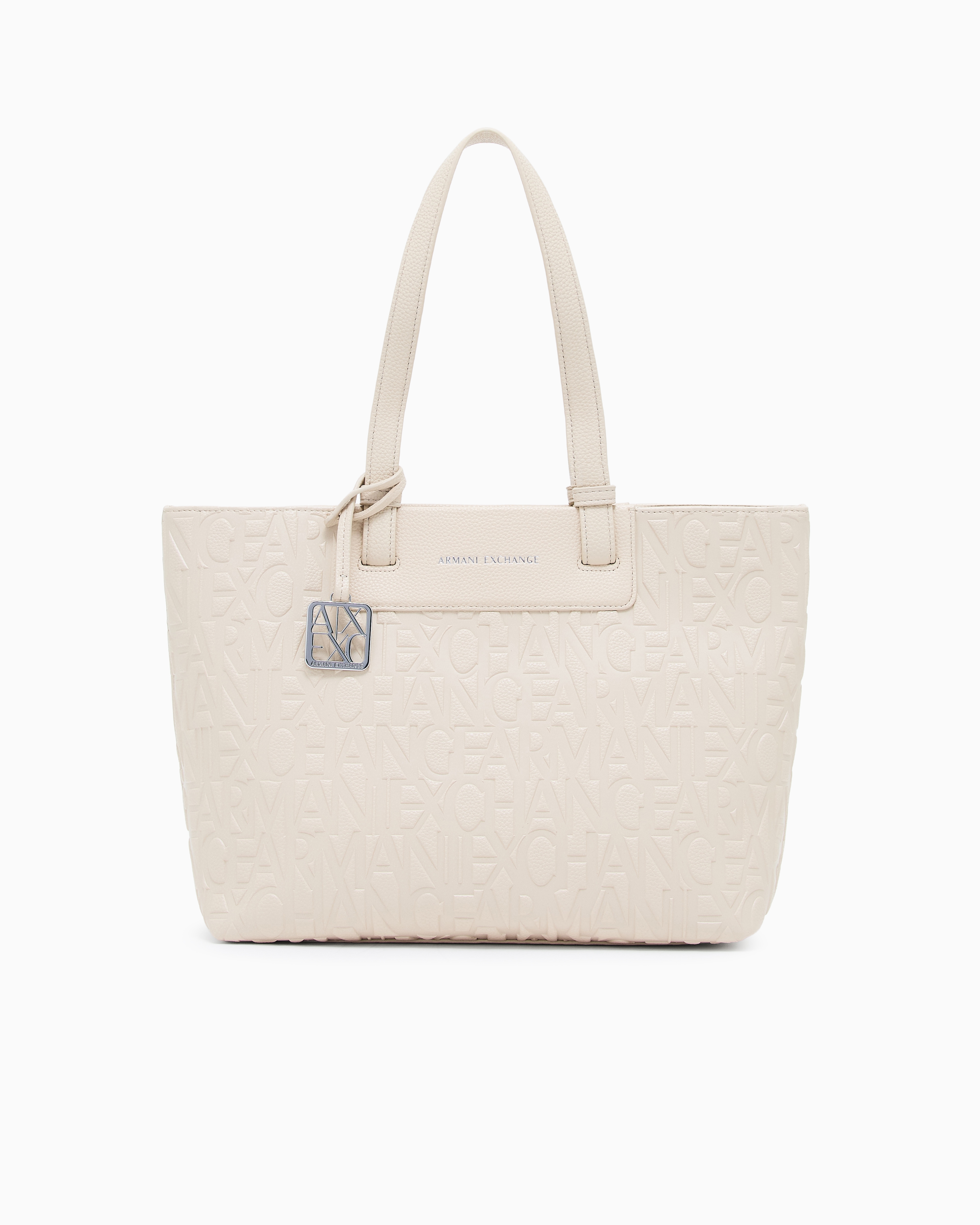 Armani Exchange Borsa Shopper Con Logo Allover