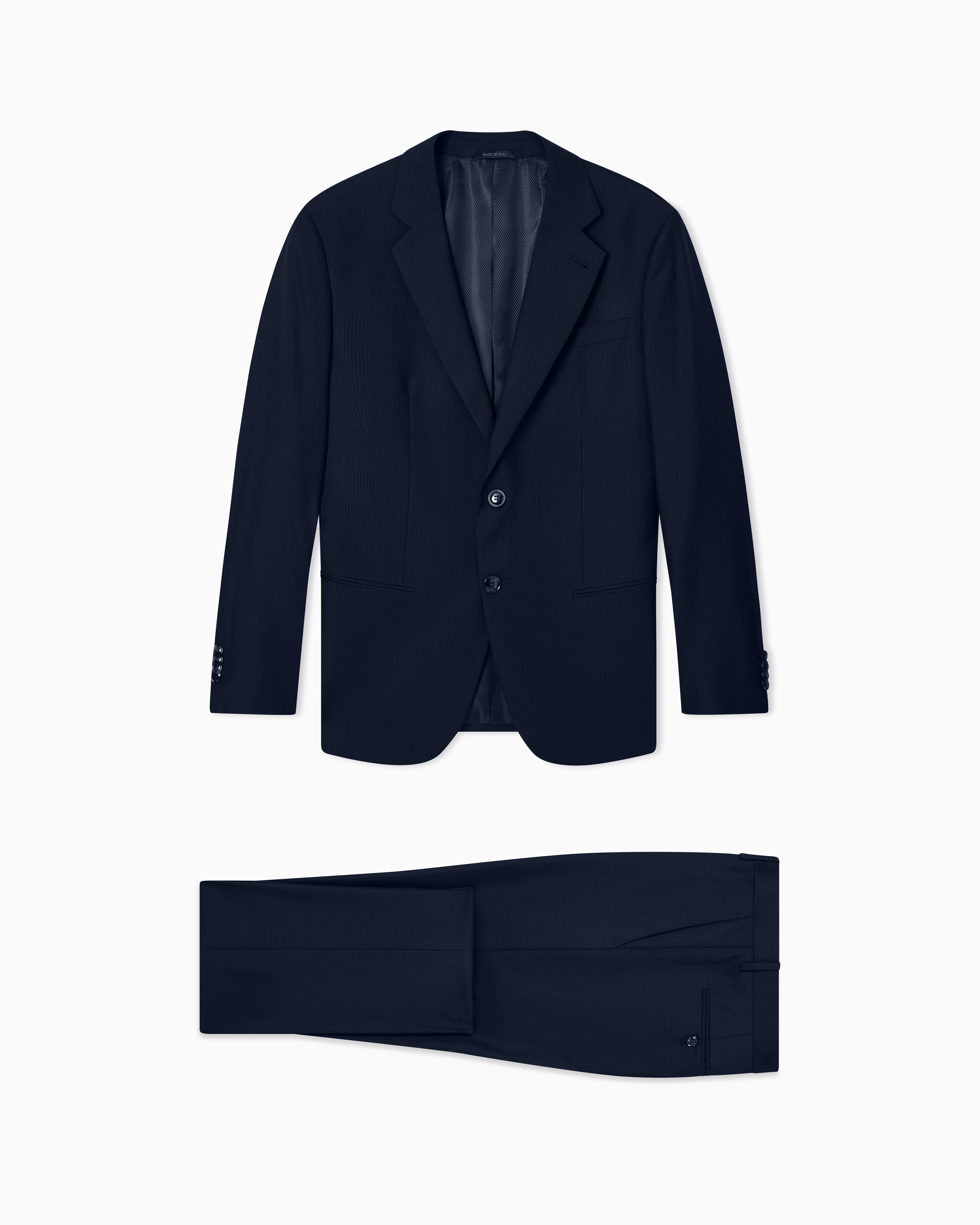 GIORGIO ARMANI ワンピース　バージンウール　ピンストライプ　黒 GIORGIO ARMANI ワンピース バージンウール ピンストライプ 黒 【公式