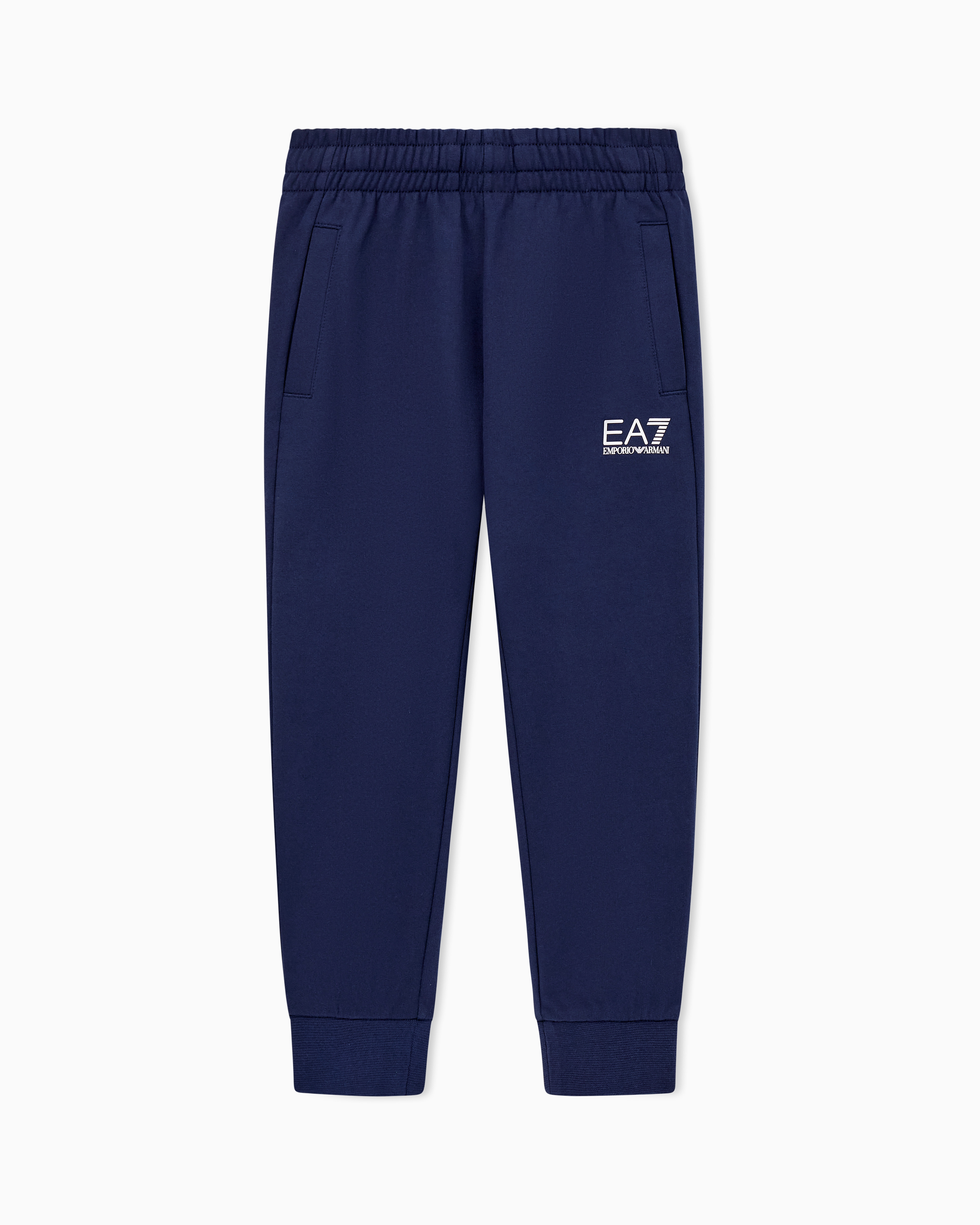 Ea7 Pantaloni Jogger Core Identity Boy In Cotone