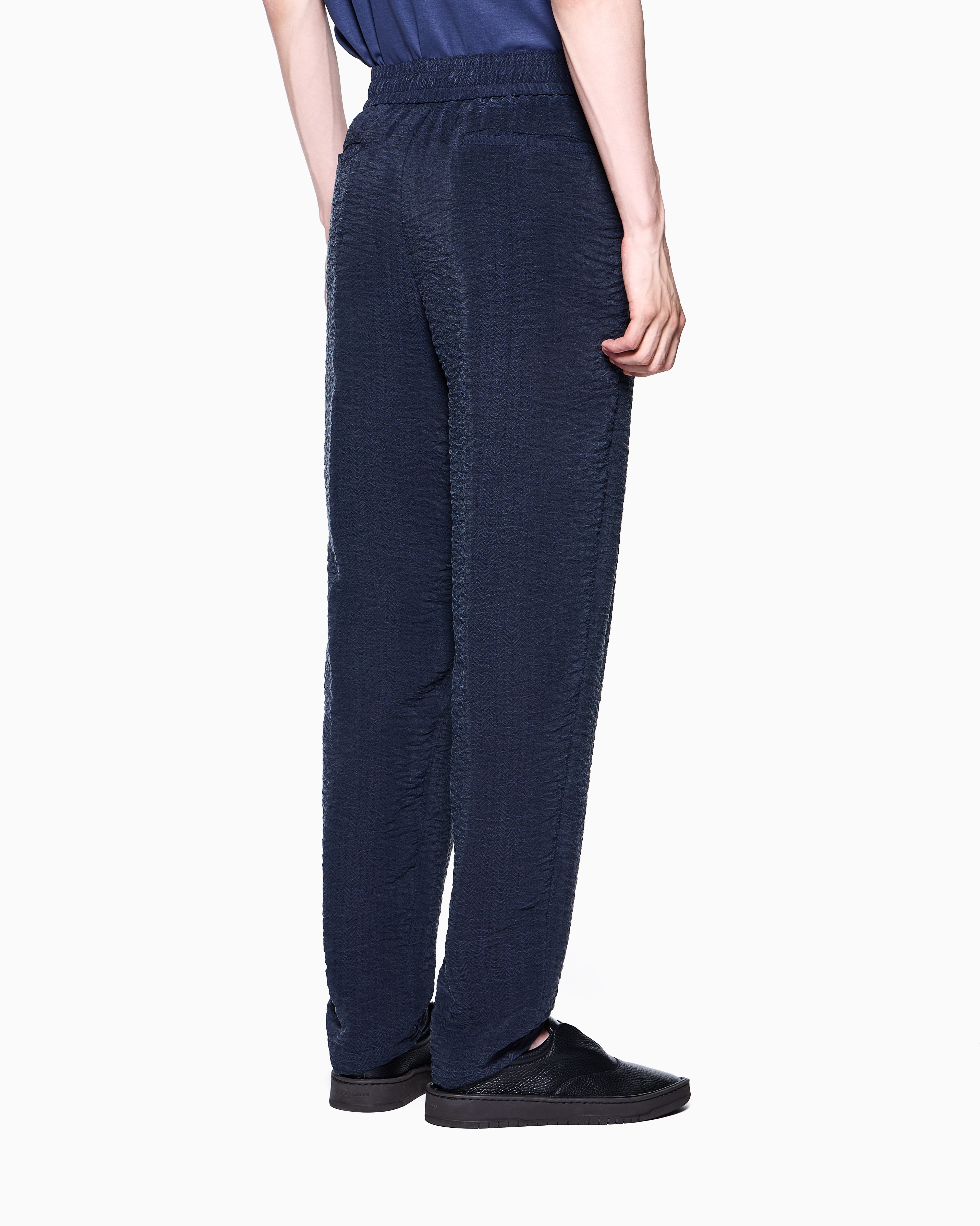 ノータックパンツ キュプラ ジャカード | Giorgio Armani ノータックパンツ キュプラ ジャカード | Giorgio Armani