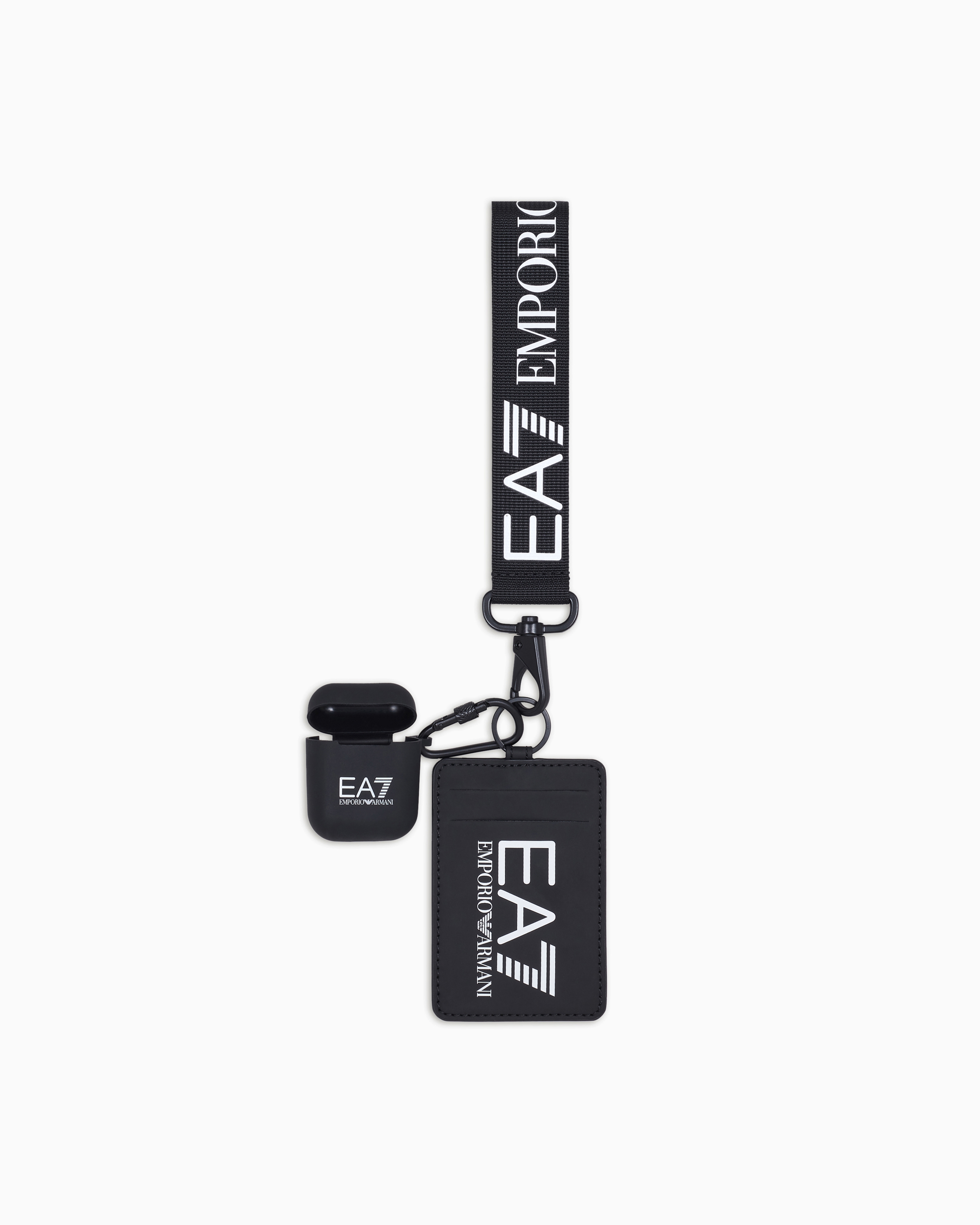 EMPORIO ARMANI AirPodsケース Wristlet case with integrated AirPods case | EA7