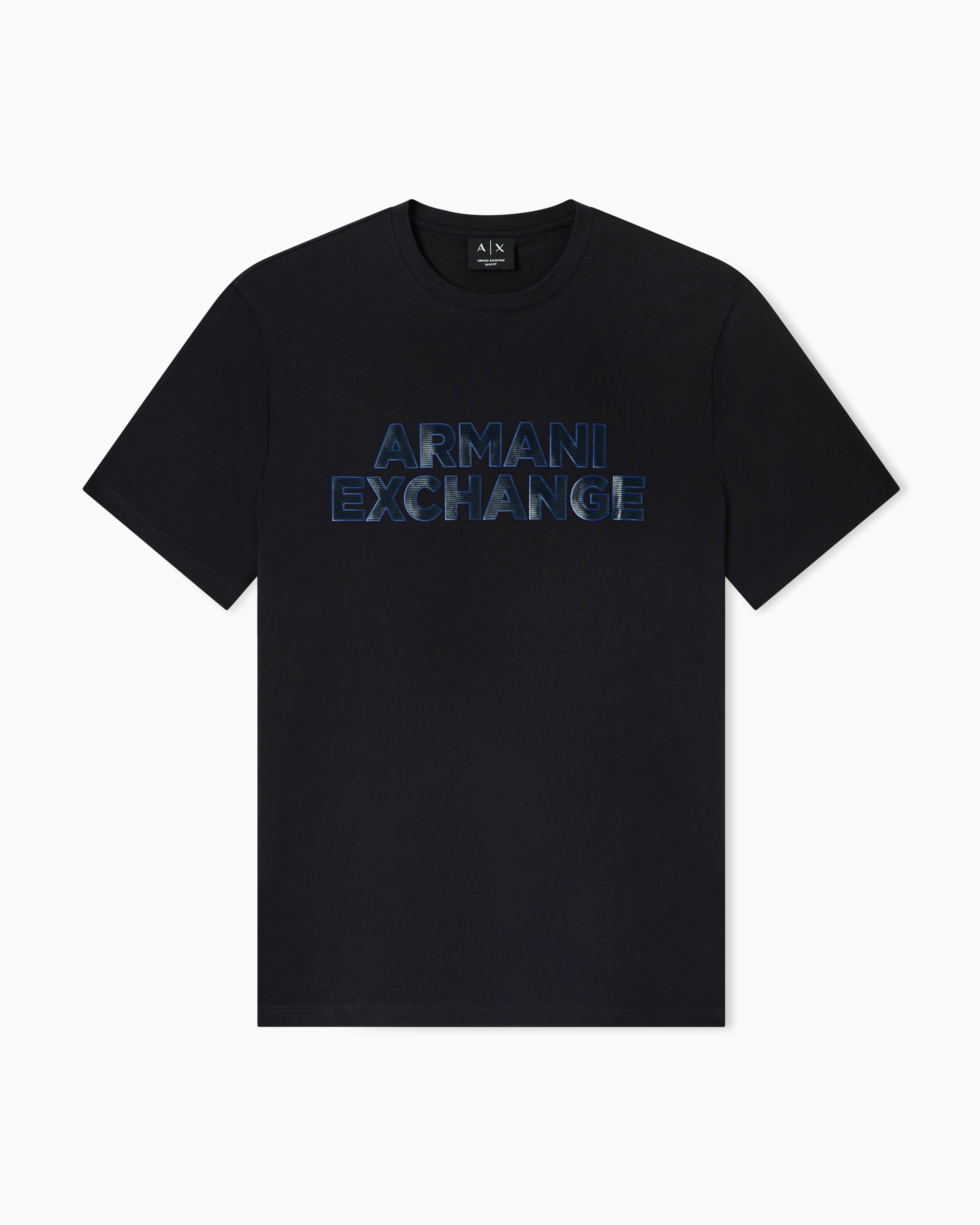 Armani Exchange Slim Fit T-Shirt In Cotone