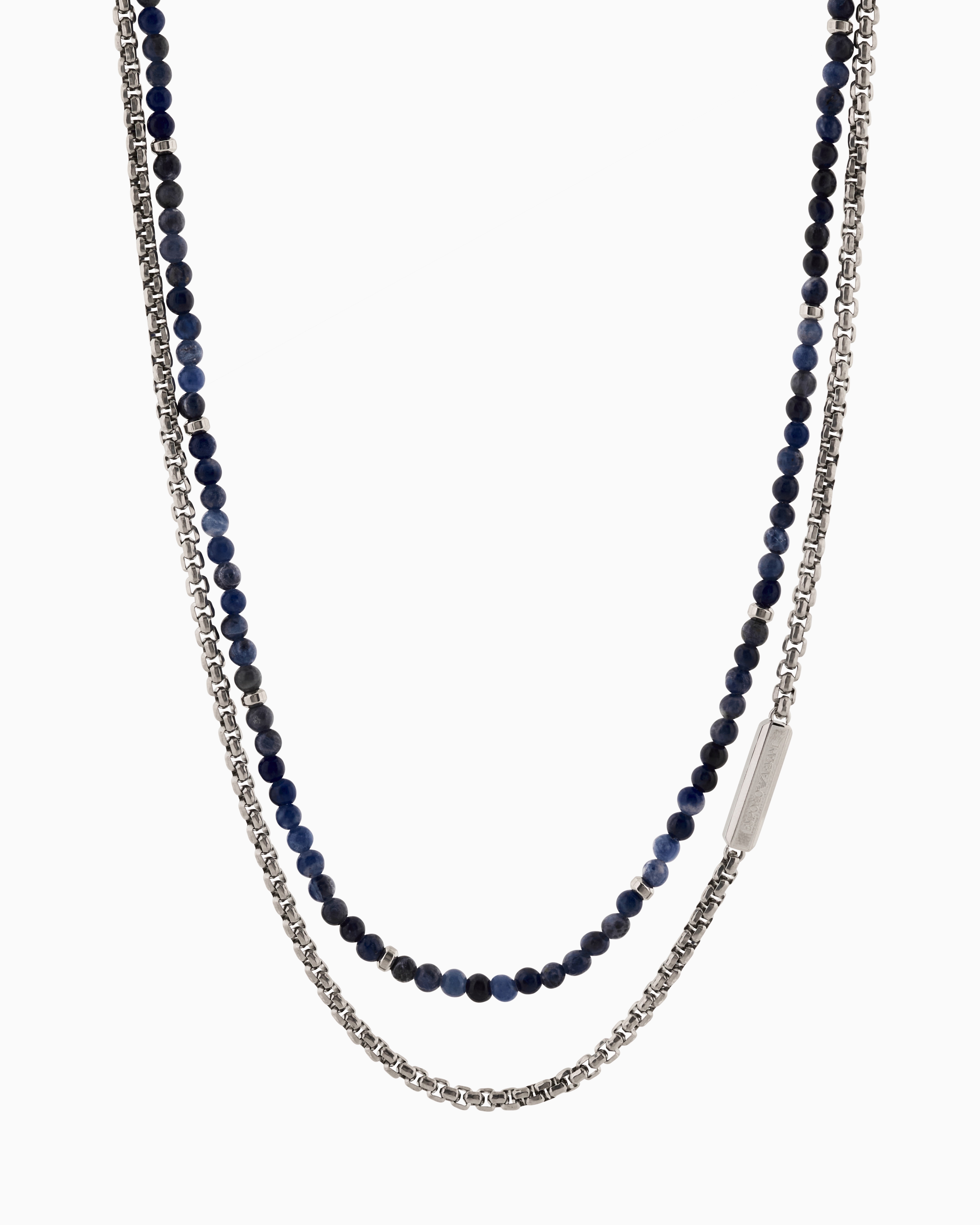 Emporio Armani Multicolored Stainless Steel Necklace