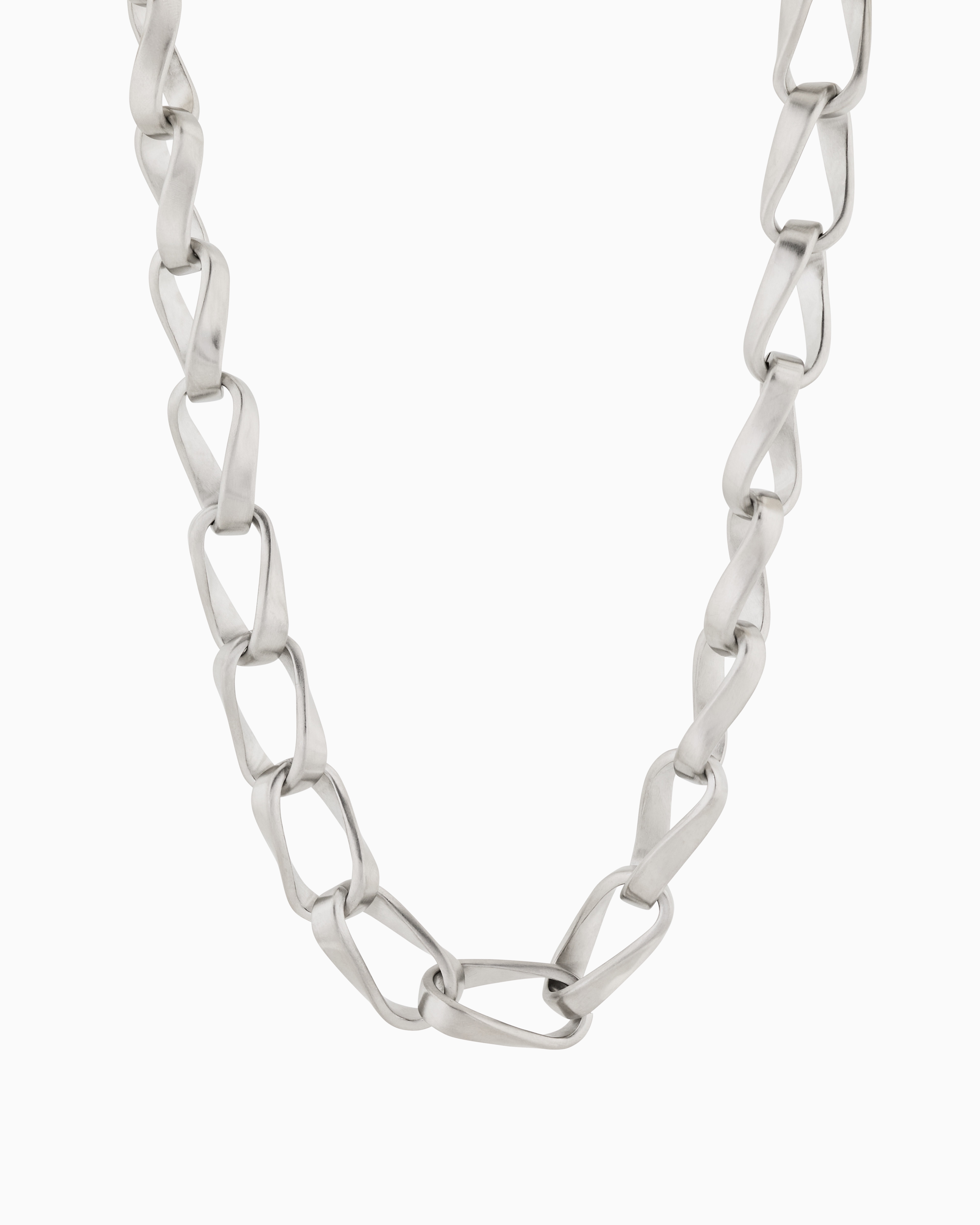 Emporio Armani Multicolored Stainless Steel Chain Necklace