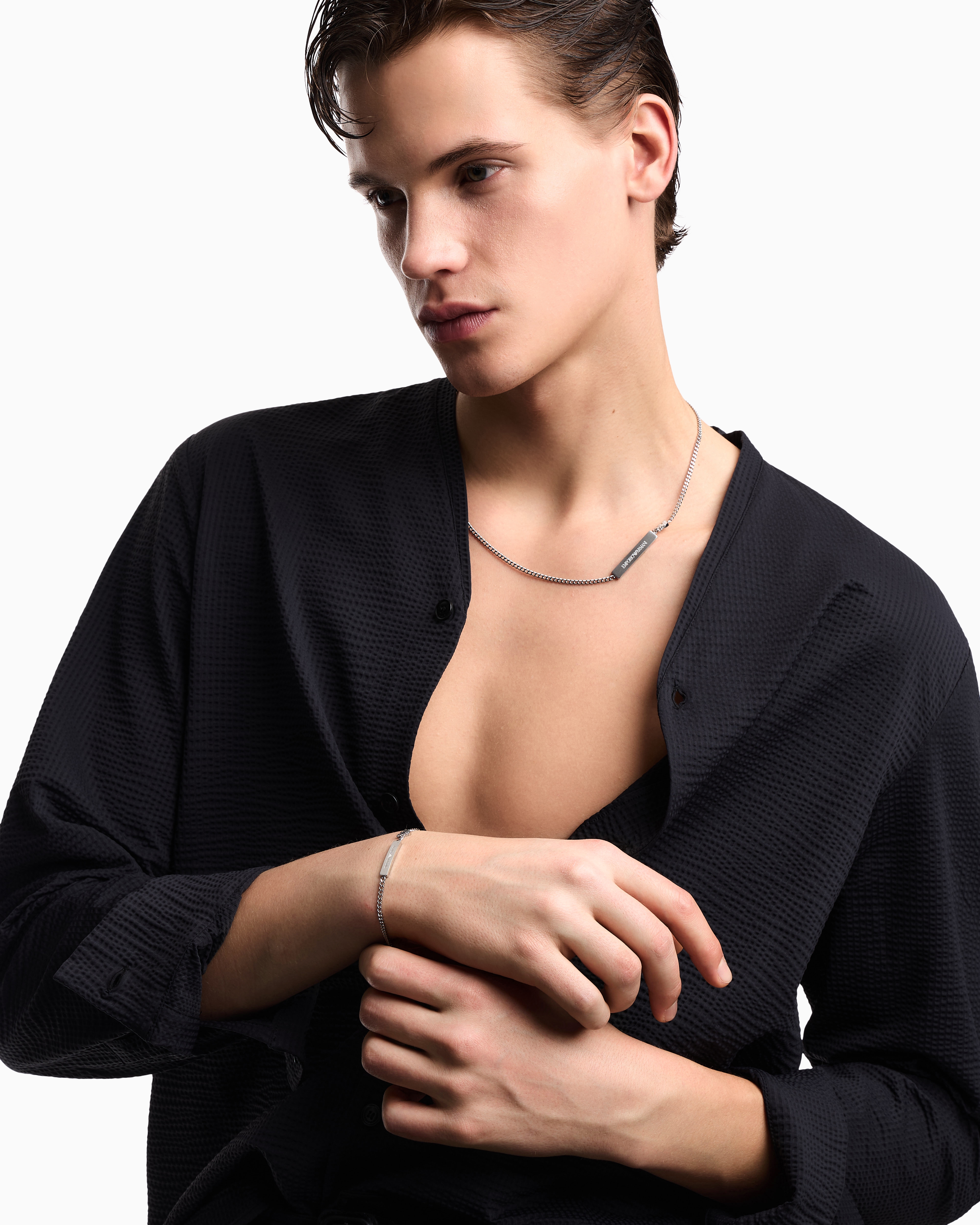 IDブレスレット ステンレススチール | Emporio Armani