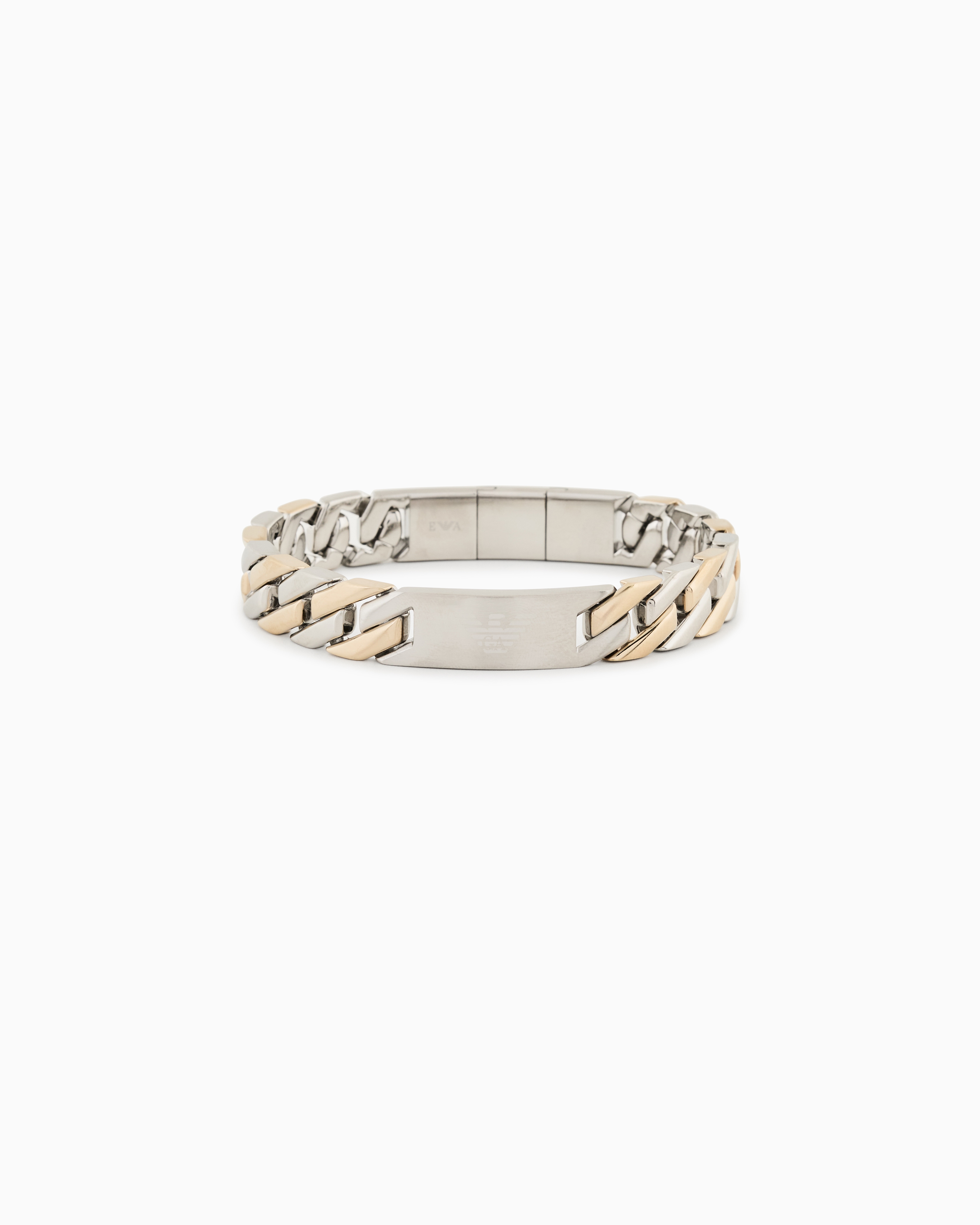 Emporio Armani Multicolored Stainless Steel Id Bracelet
