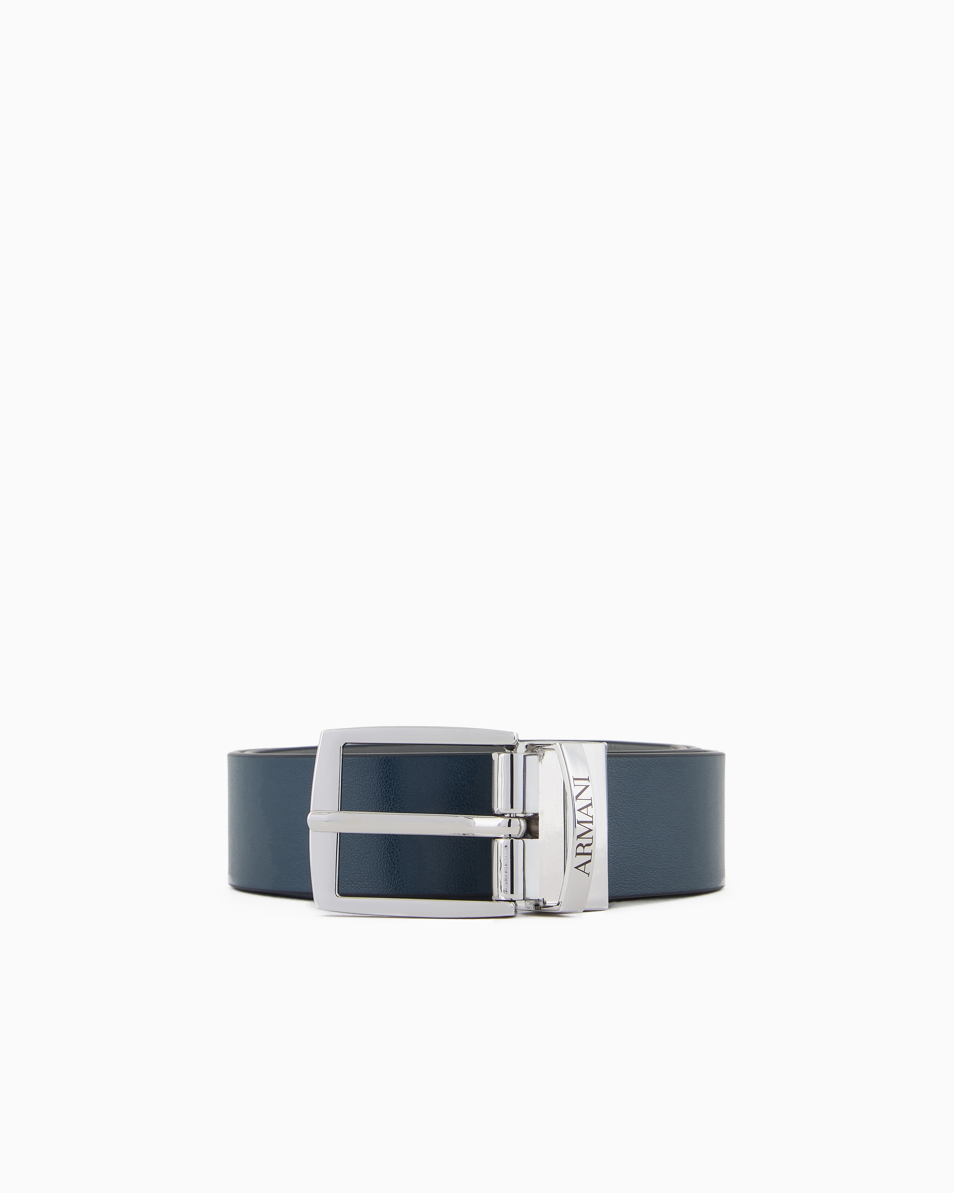 Emporio Armani Two-Tone Reversible Belt With Buckle