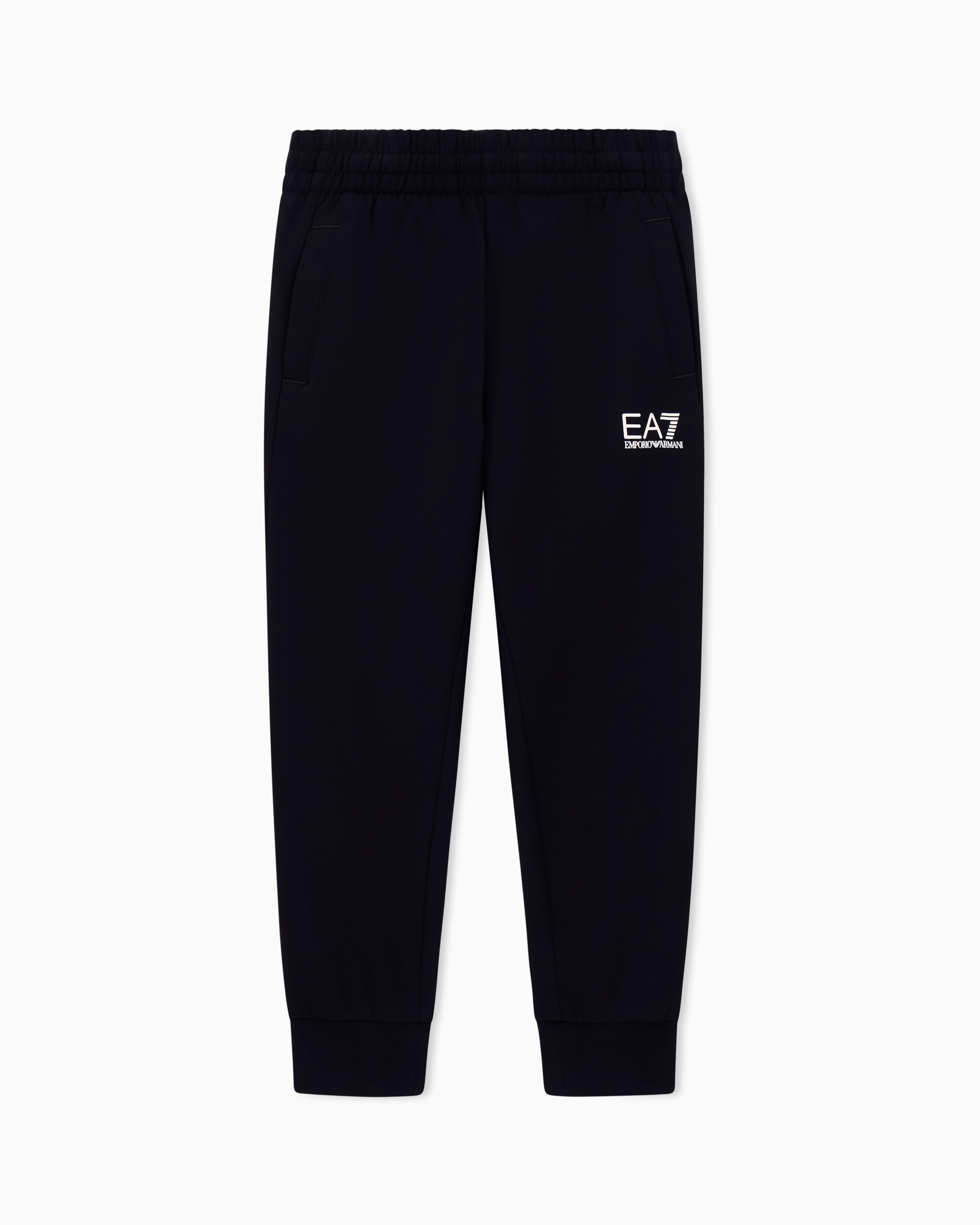 Ea7 Pantaloni Jogger Core Identity Boy In Cotone