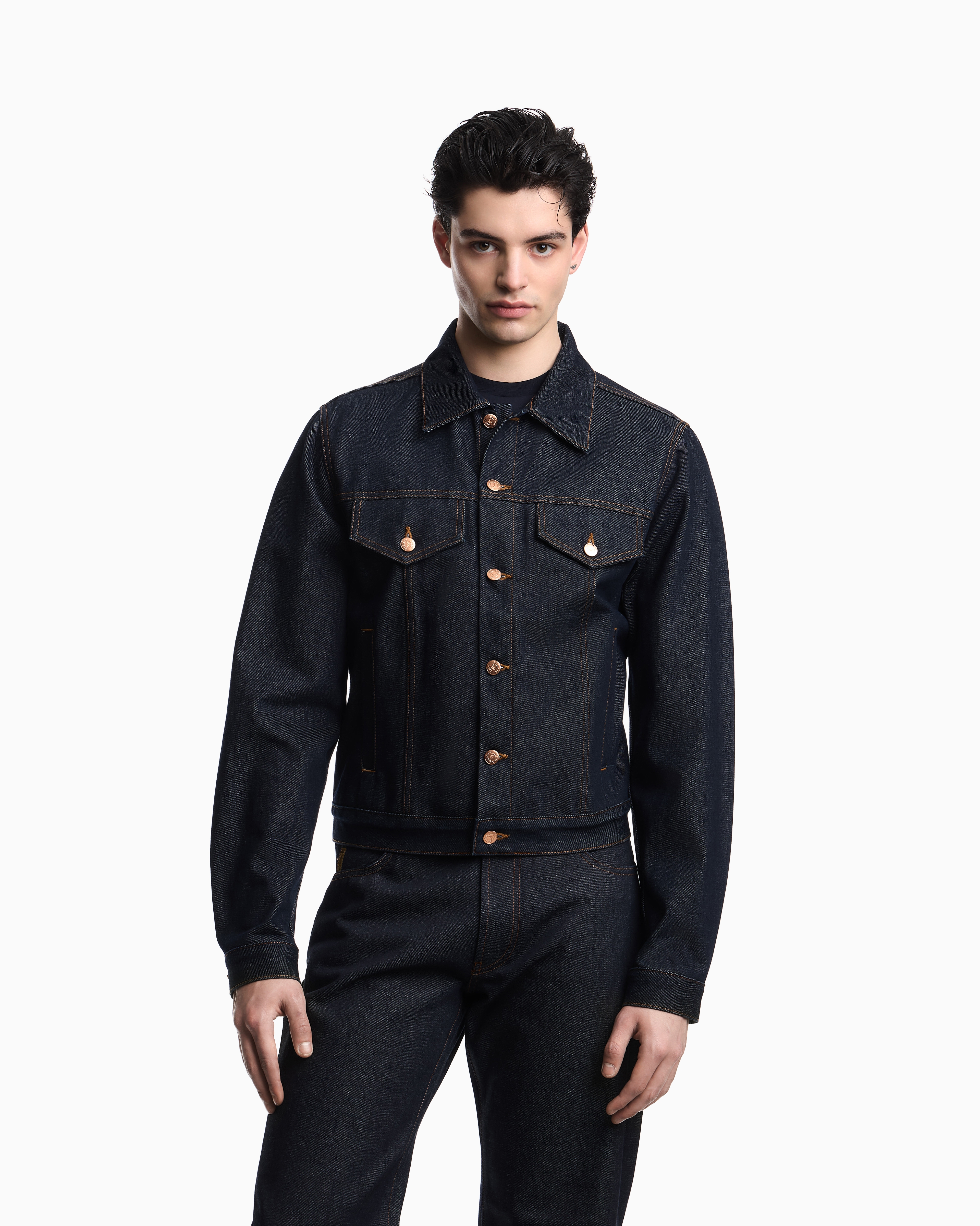 ARMANI JEANS ボアジャケット ARMANI JEANS(アルマーニジーンズ) 00's Eco leather pumping boa