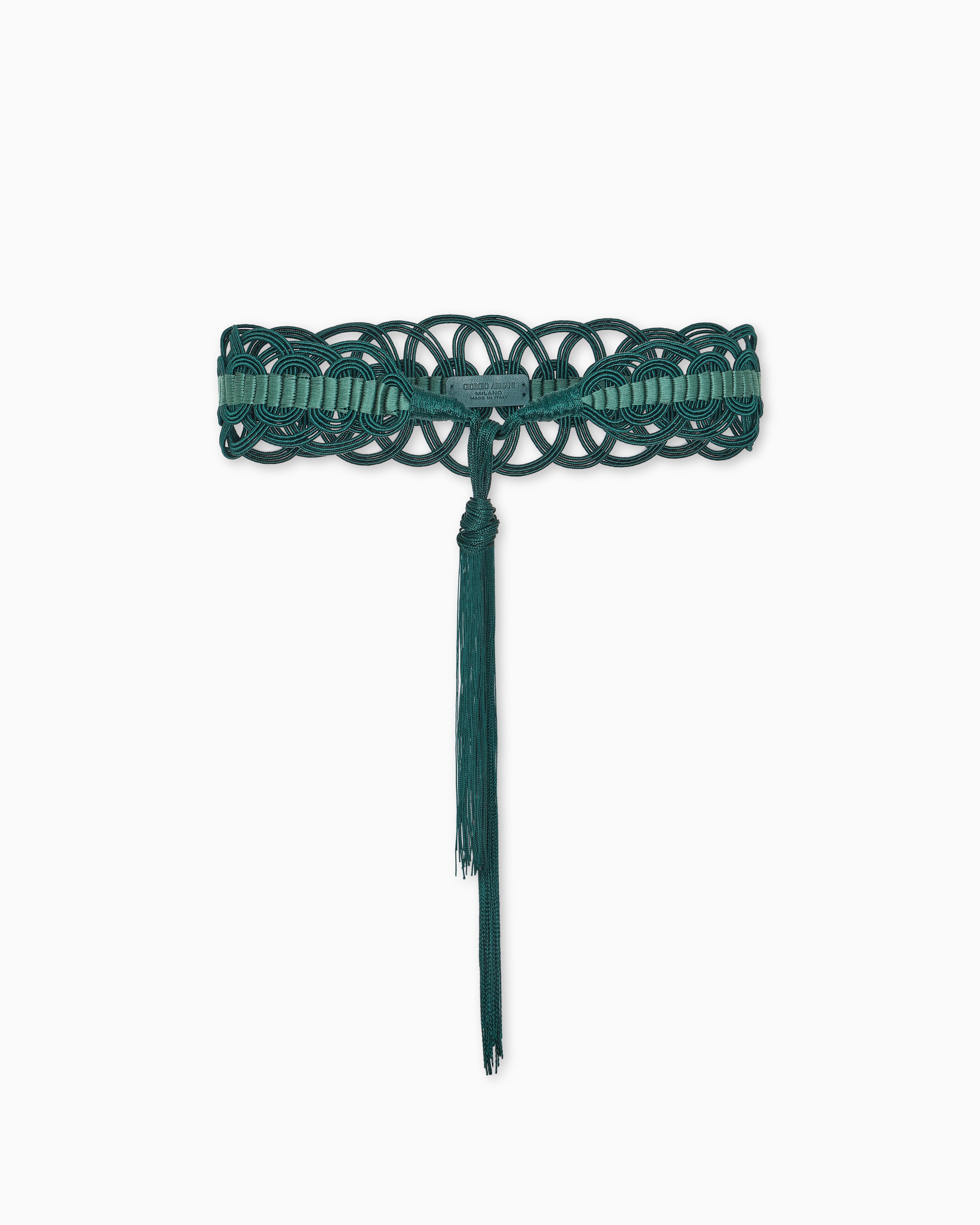 Giorgio Armani Green Passementerie Belt