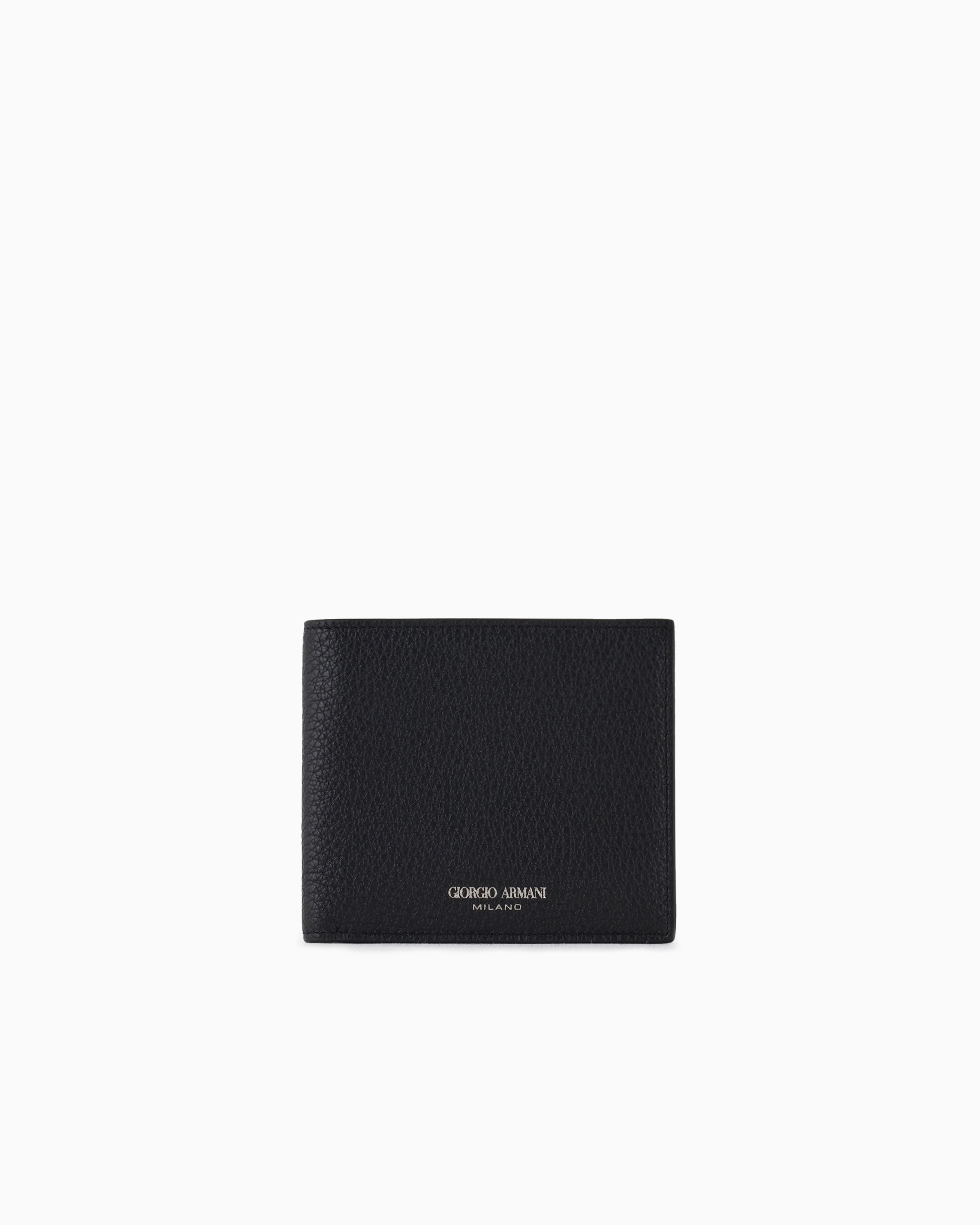 Giorgio Armani Portafoglio Bifold In Pelle