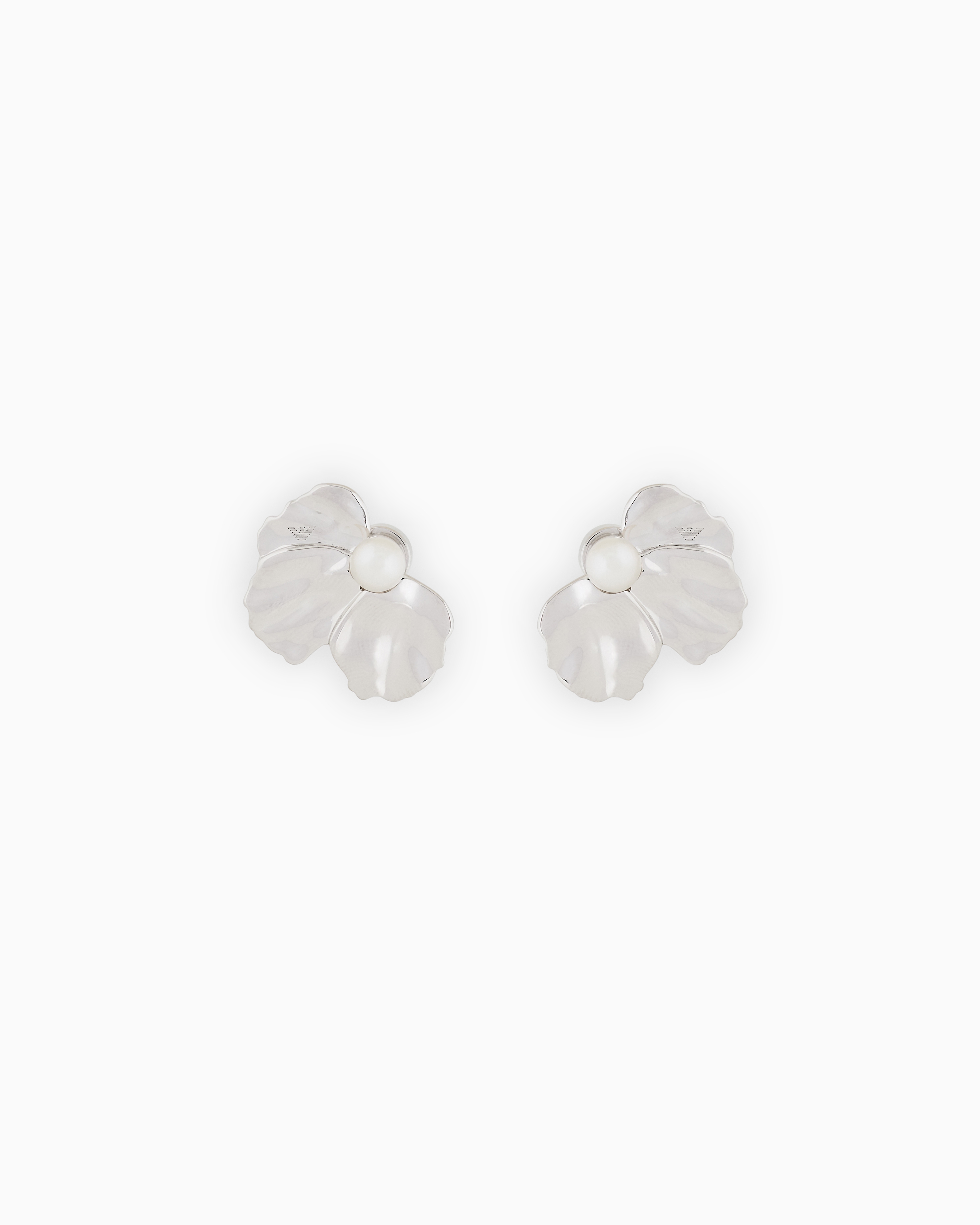 Emporio Armani Multicolored Pearl Statement Earrings
