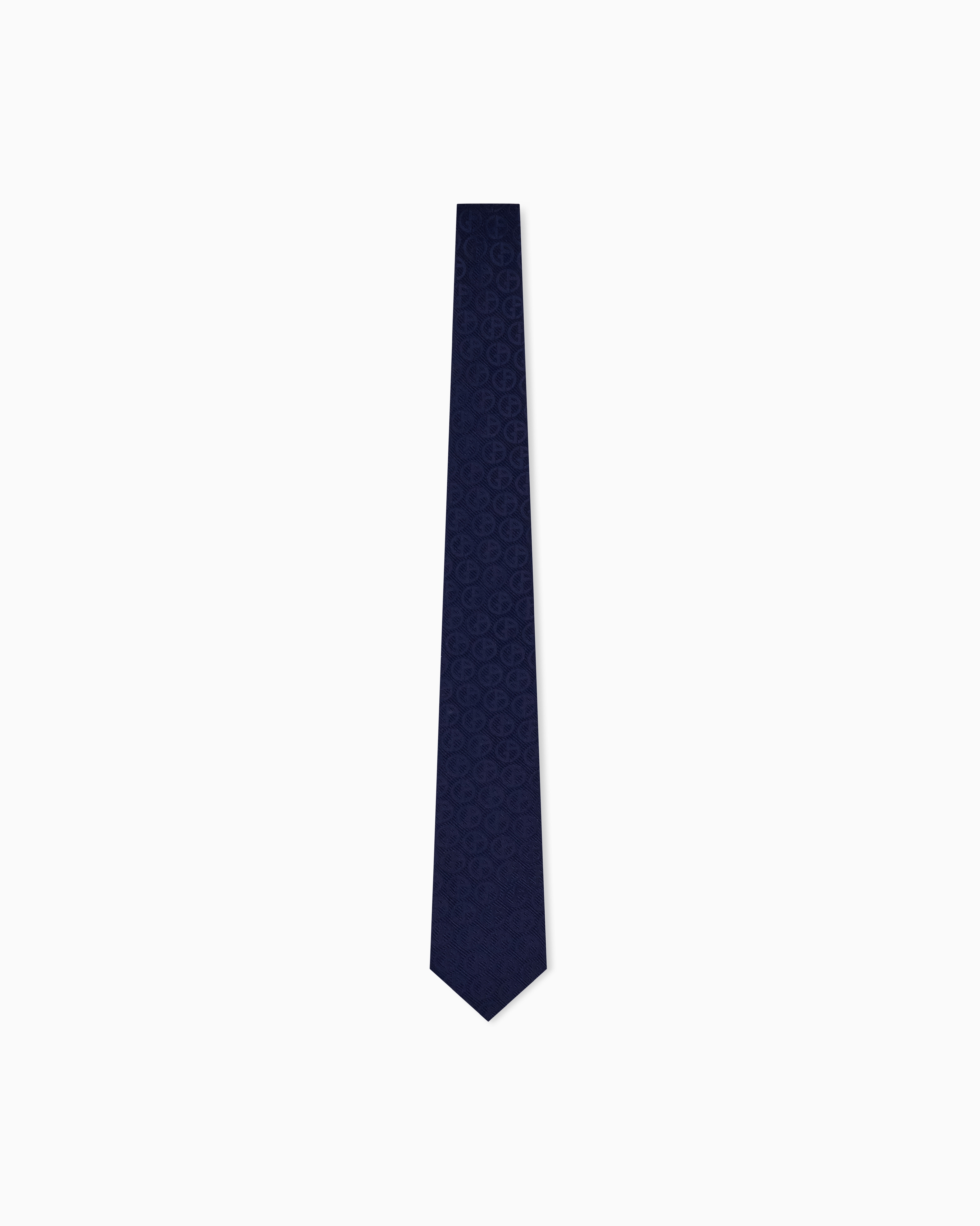 Giorgio Armani Blue Tie In Silk