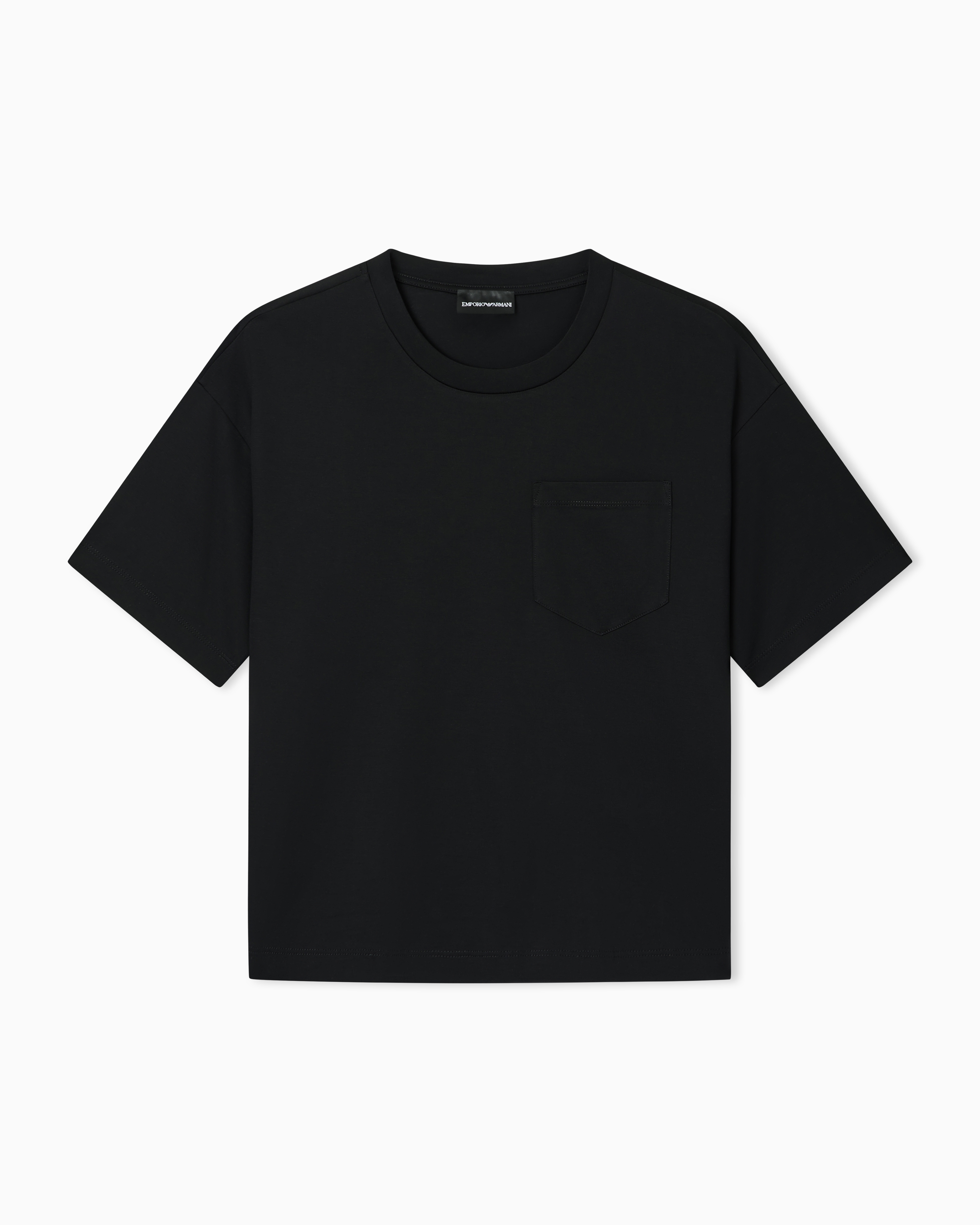 Emporio Armani T-Shirt In Jersey Mercerizzato Travel Essentials