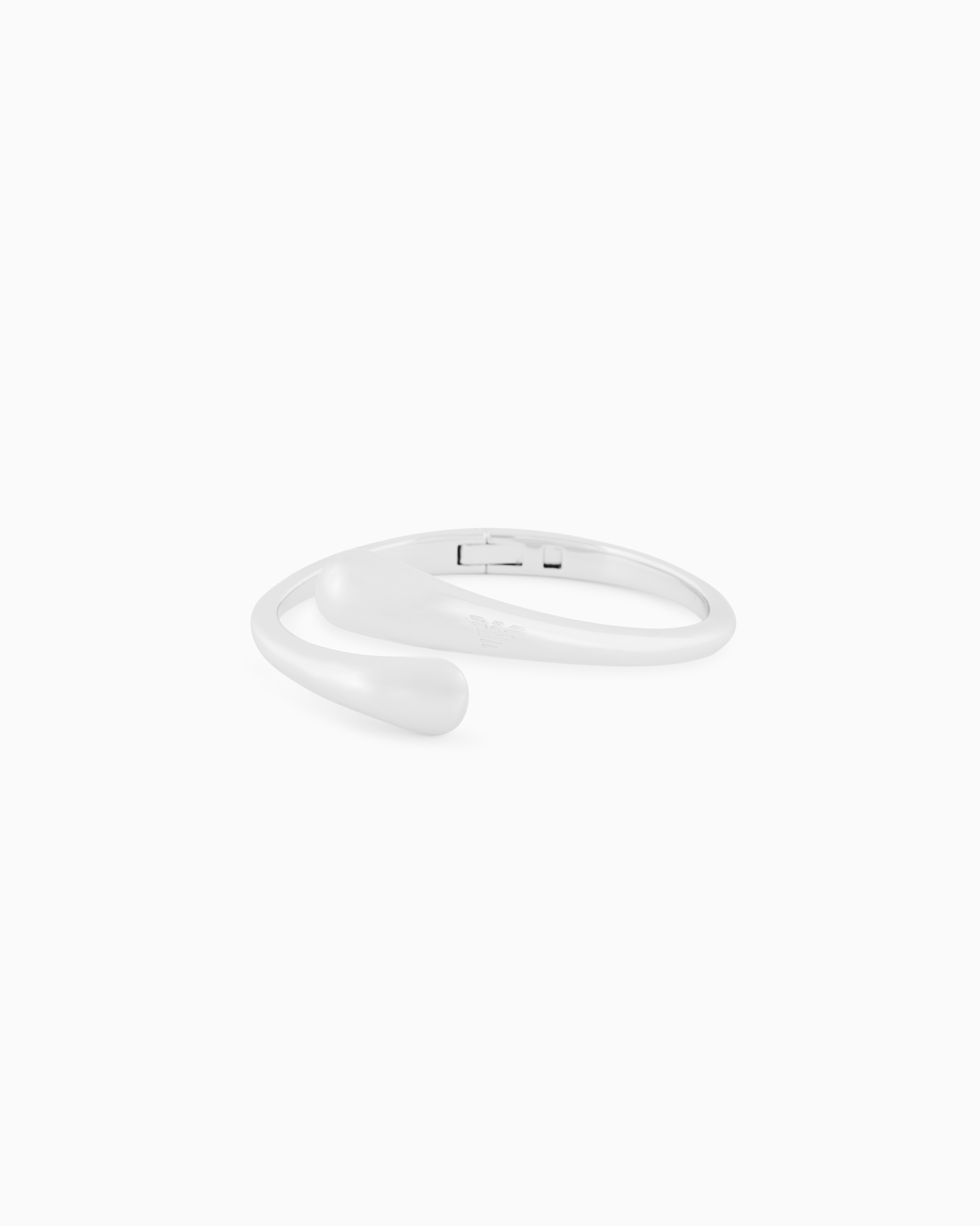 Emporio Armani Multicolored Silver-Tone Brass Bangle Bracelet