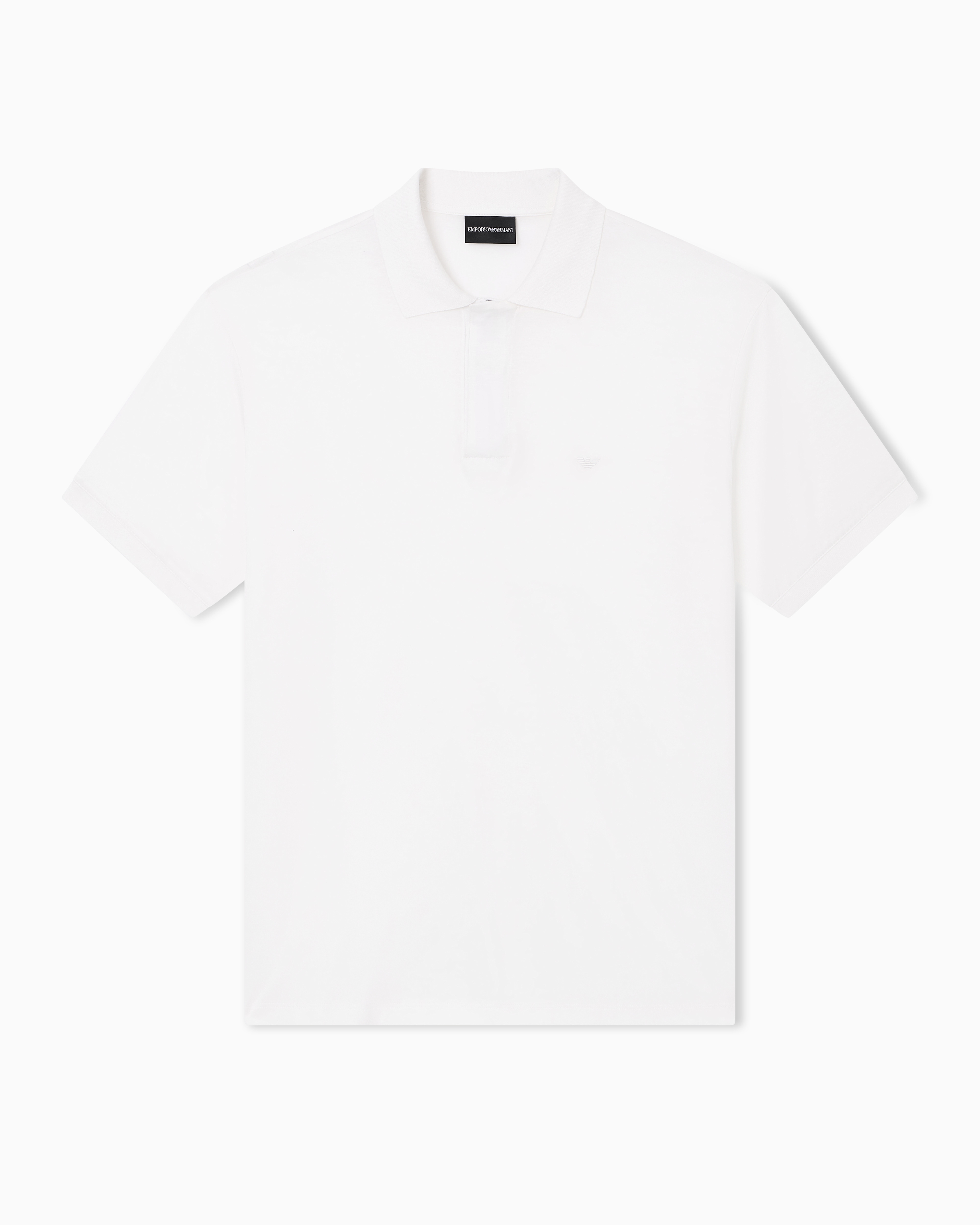 Emporio Armani Polo In Jersey Misto Lyocell Travel Essential