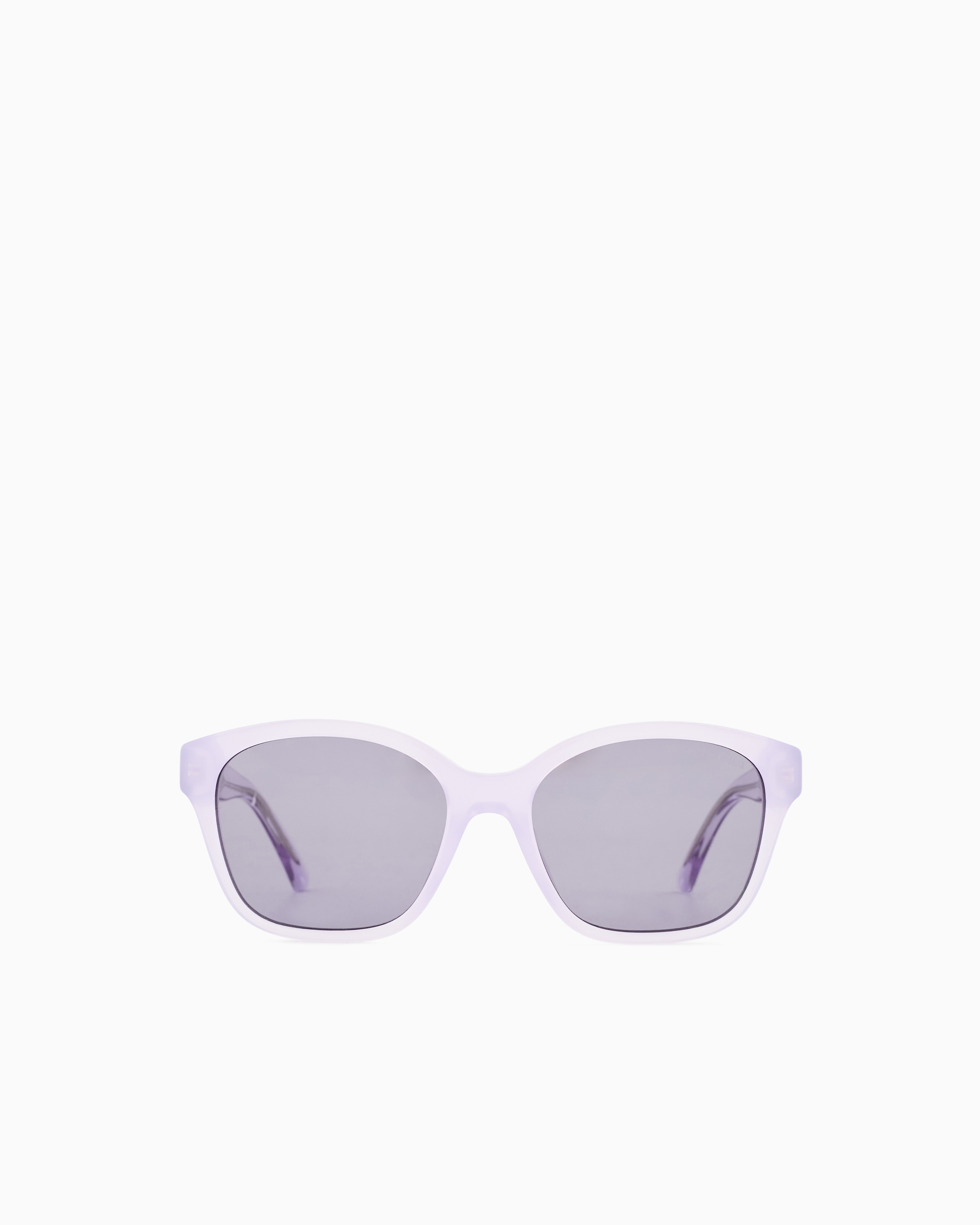 Emporio Armani Girls Purple Unisex Panto Sunglasses