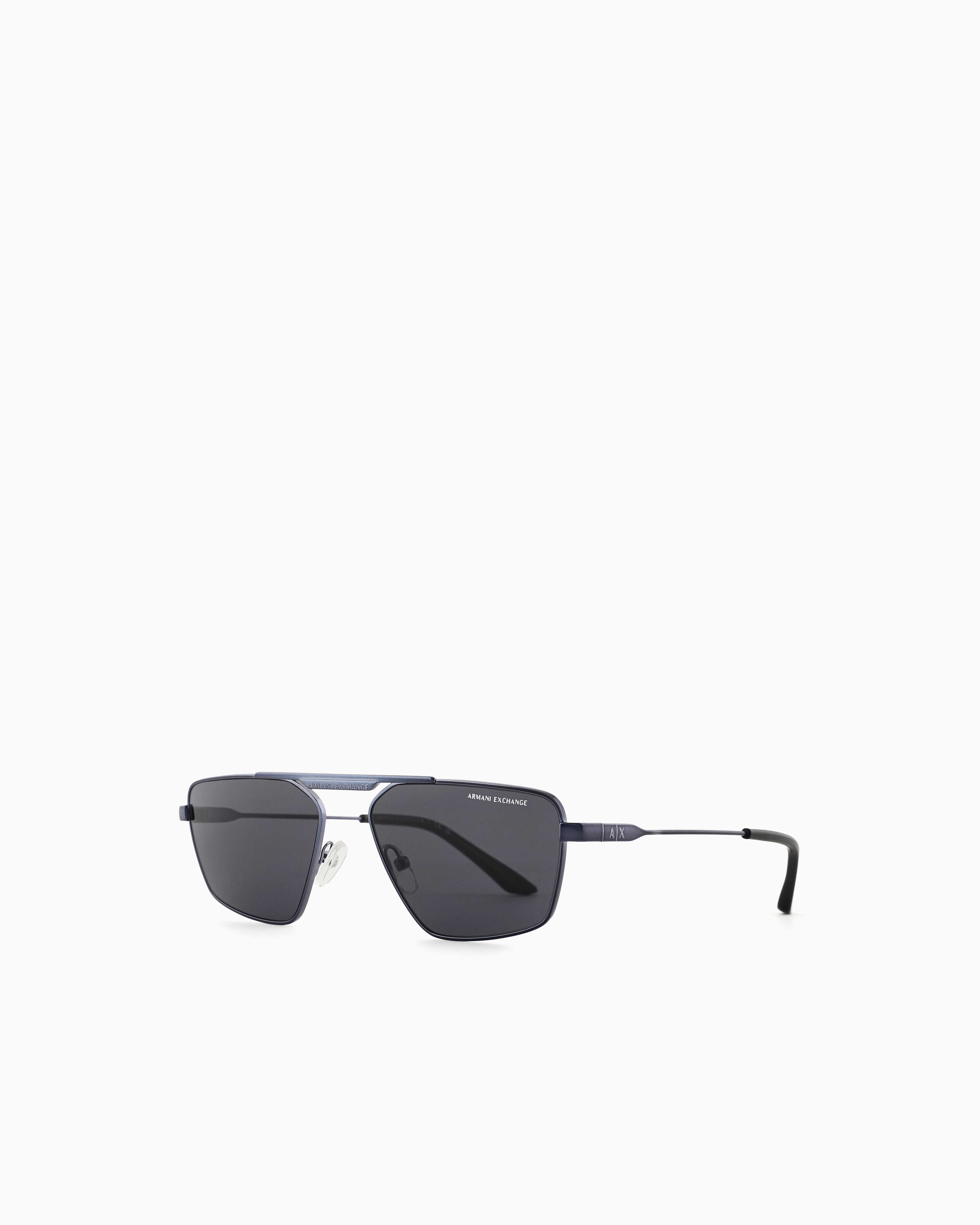 Armani Exchange Unisex Blue Irregular-Shaped Sunglasses
