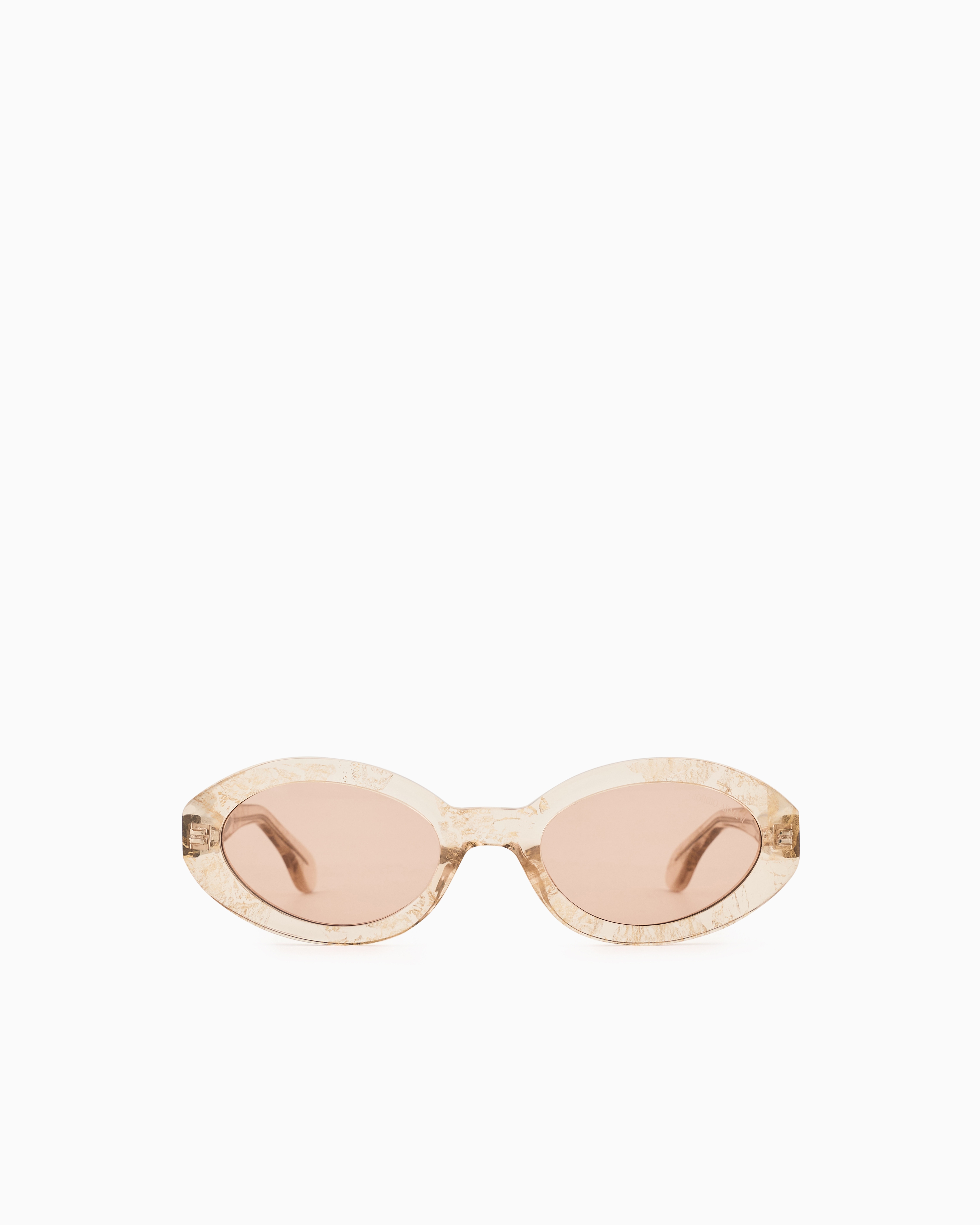 Giorgio Armani Women's Gold ’S Oval Sunglasses