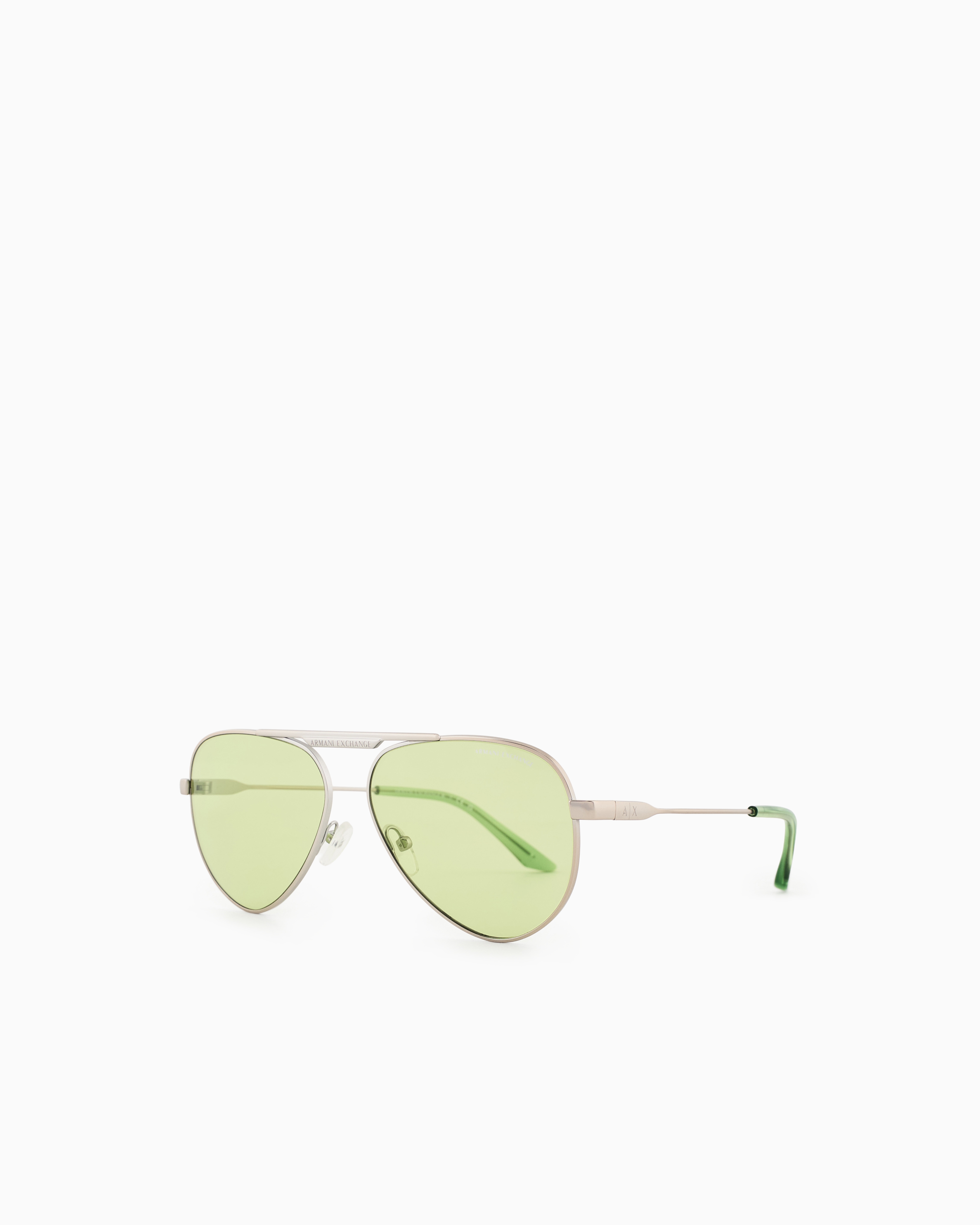 Armani Exchange Unisex Light Pilot-Shaped Sunglasses