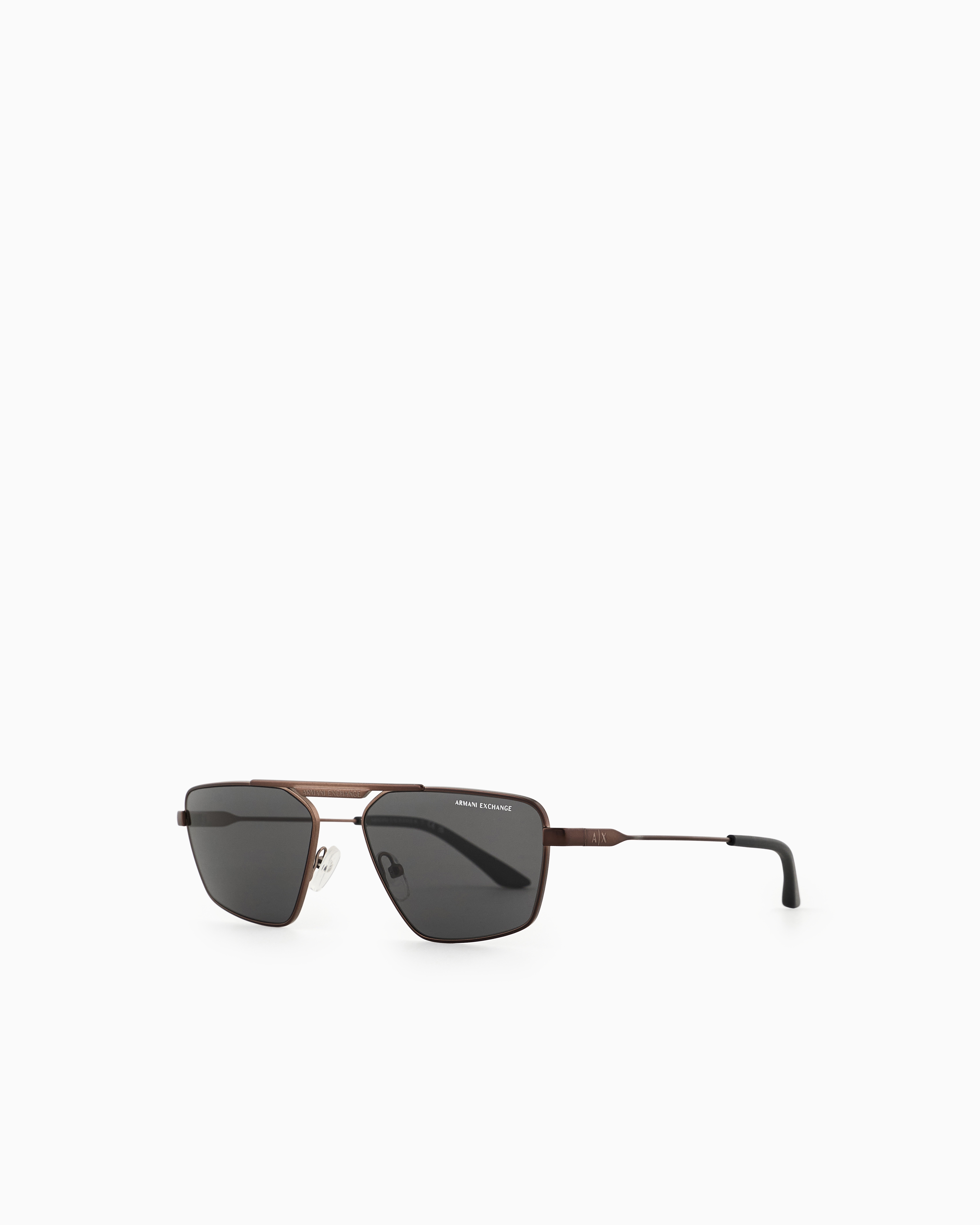 Armani Exchange Unisex Grey Irregular-Shaped Sunglasses