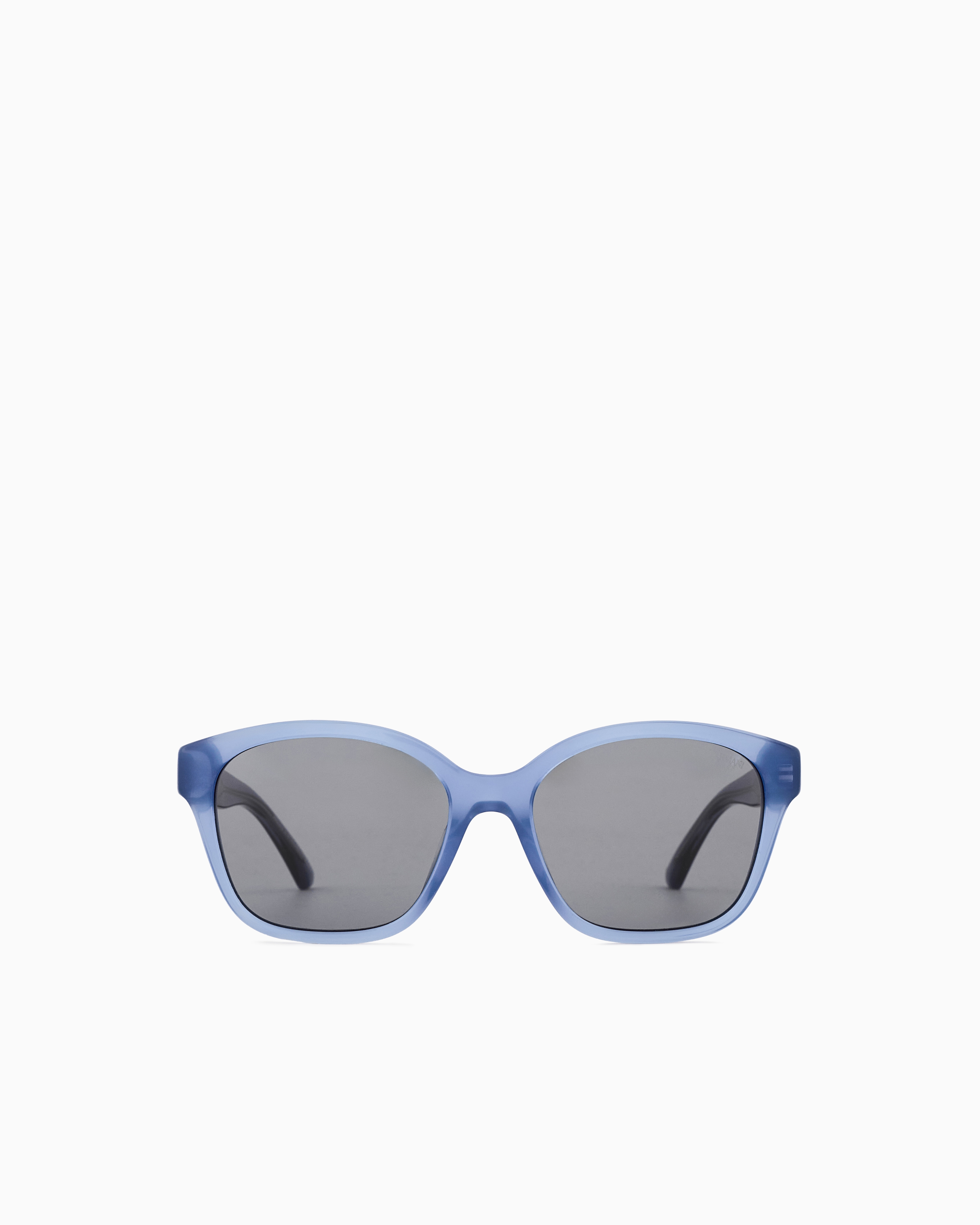 Emporio Armani Girls Blue Unisex Panto Sunglasses