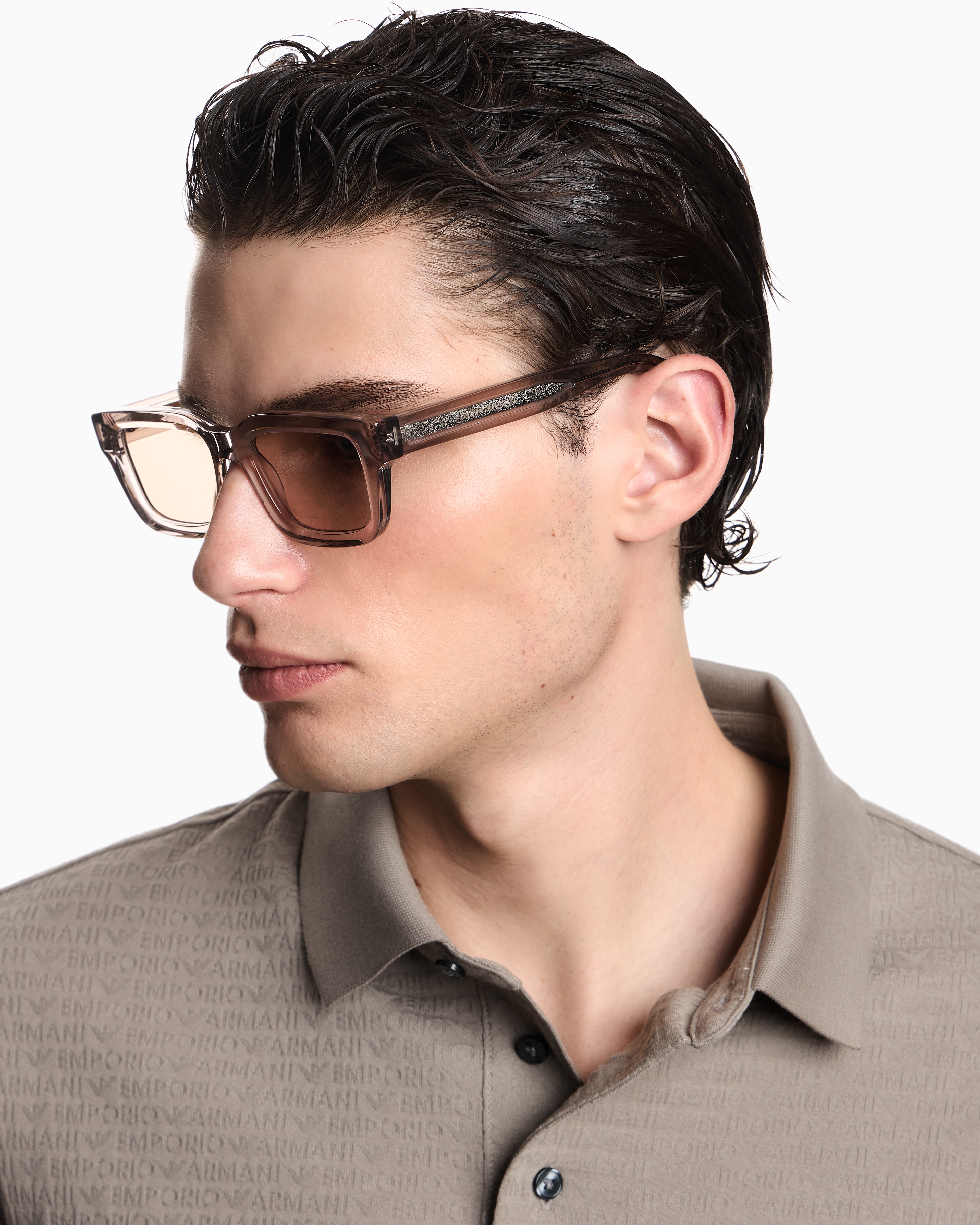 スクエア型 サングラス | Emporio Armani