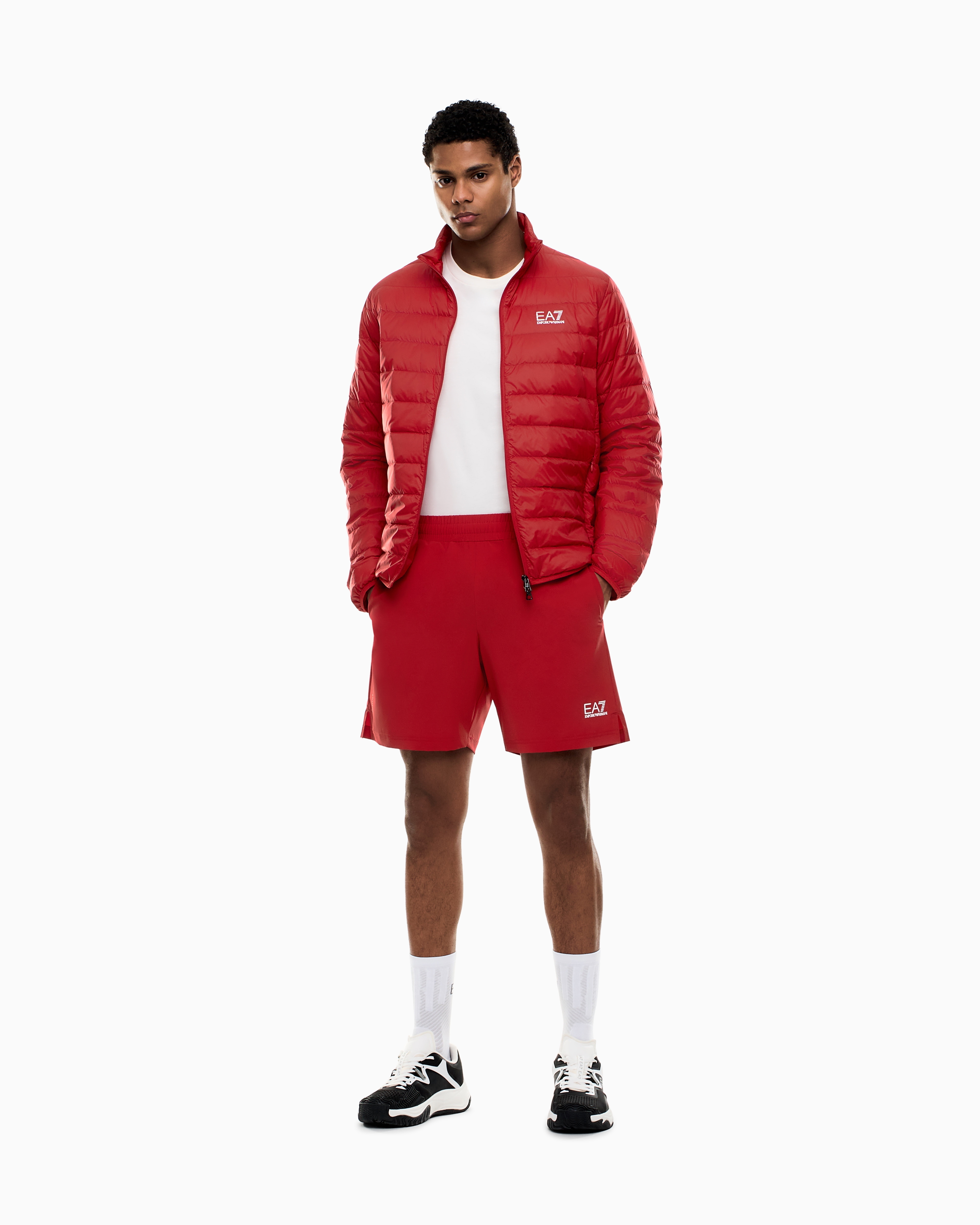 Packable down jacket with front zip Core Identity | EA7