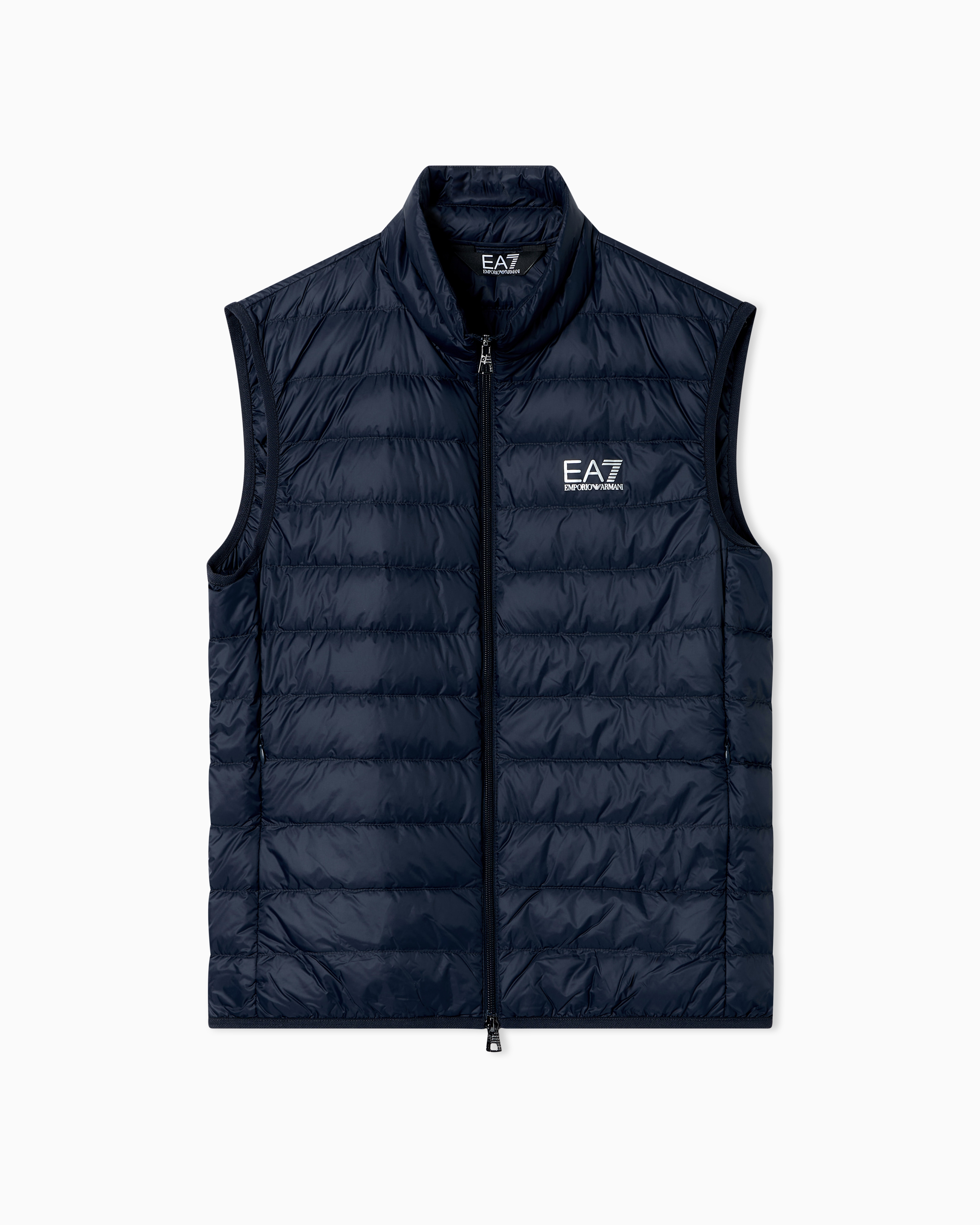 Ea7 Blue Asv Core Identity Packable Gilet