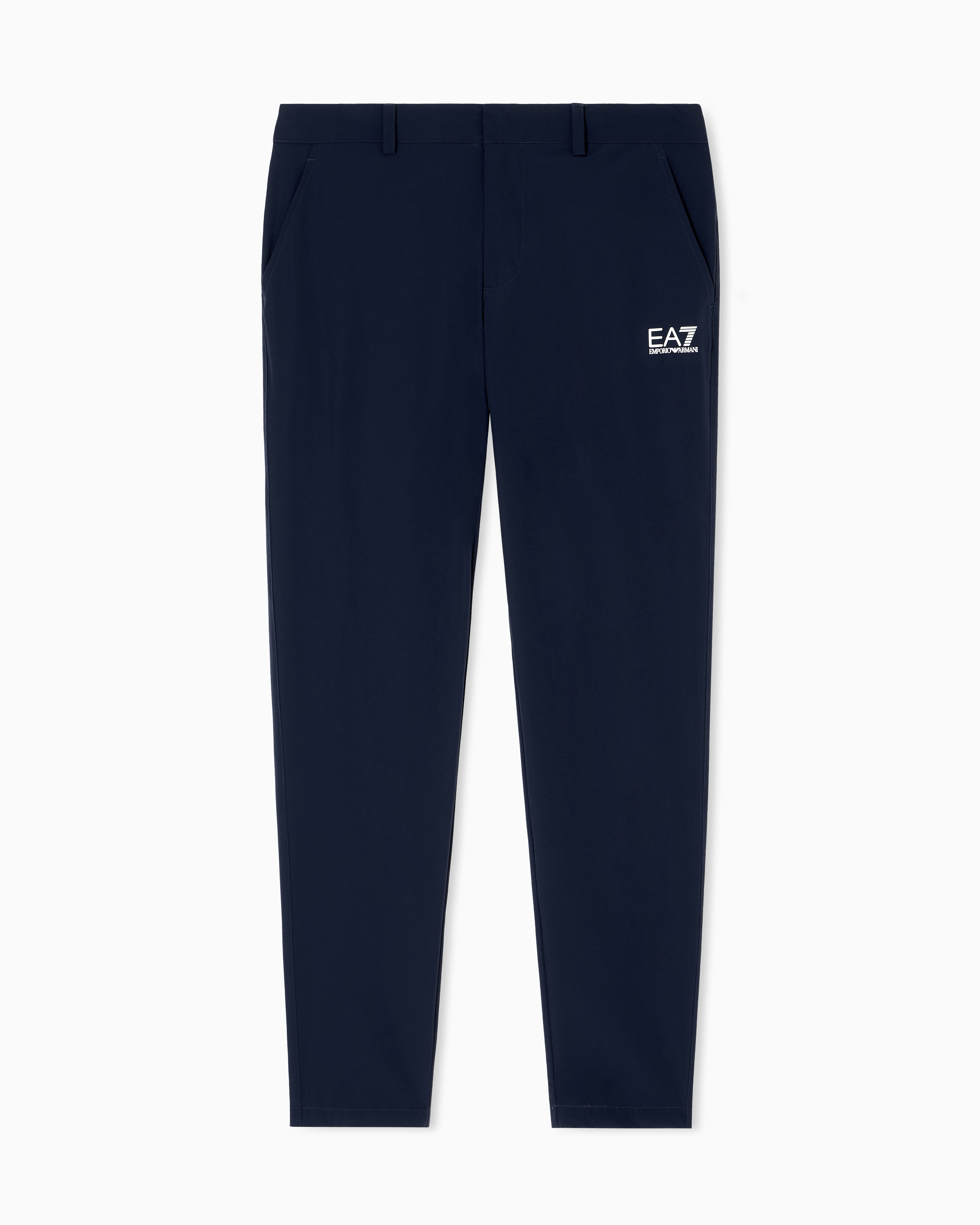 Ea7 Navy Blue Golf Pro Ventus7 Technical-Fabric Trousers