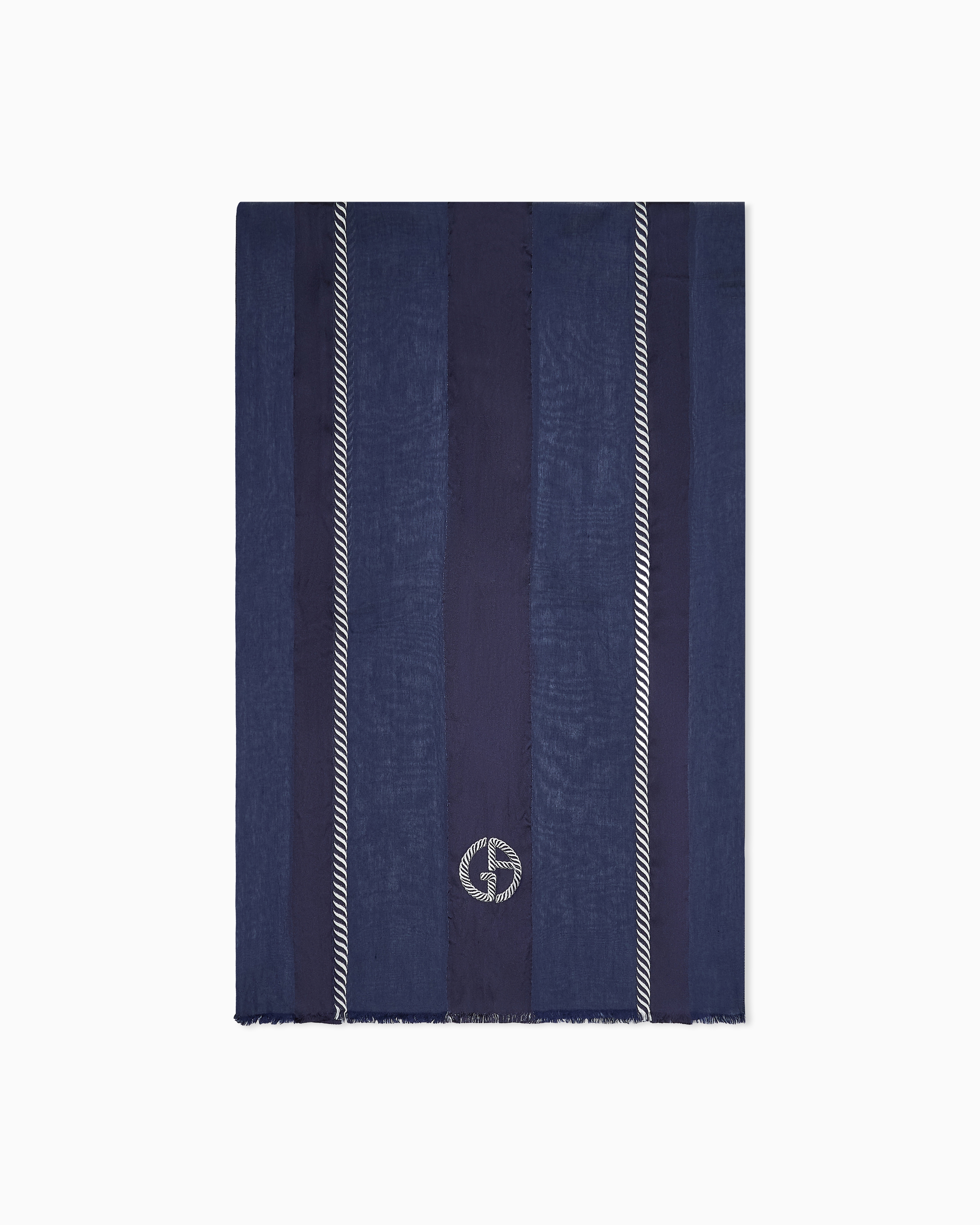 ストール シルク混紡 ジャカード | Giorgio Armani