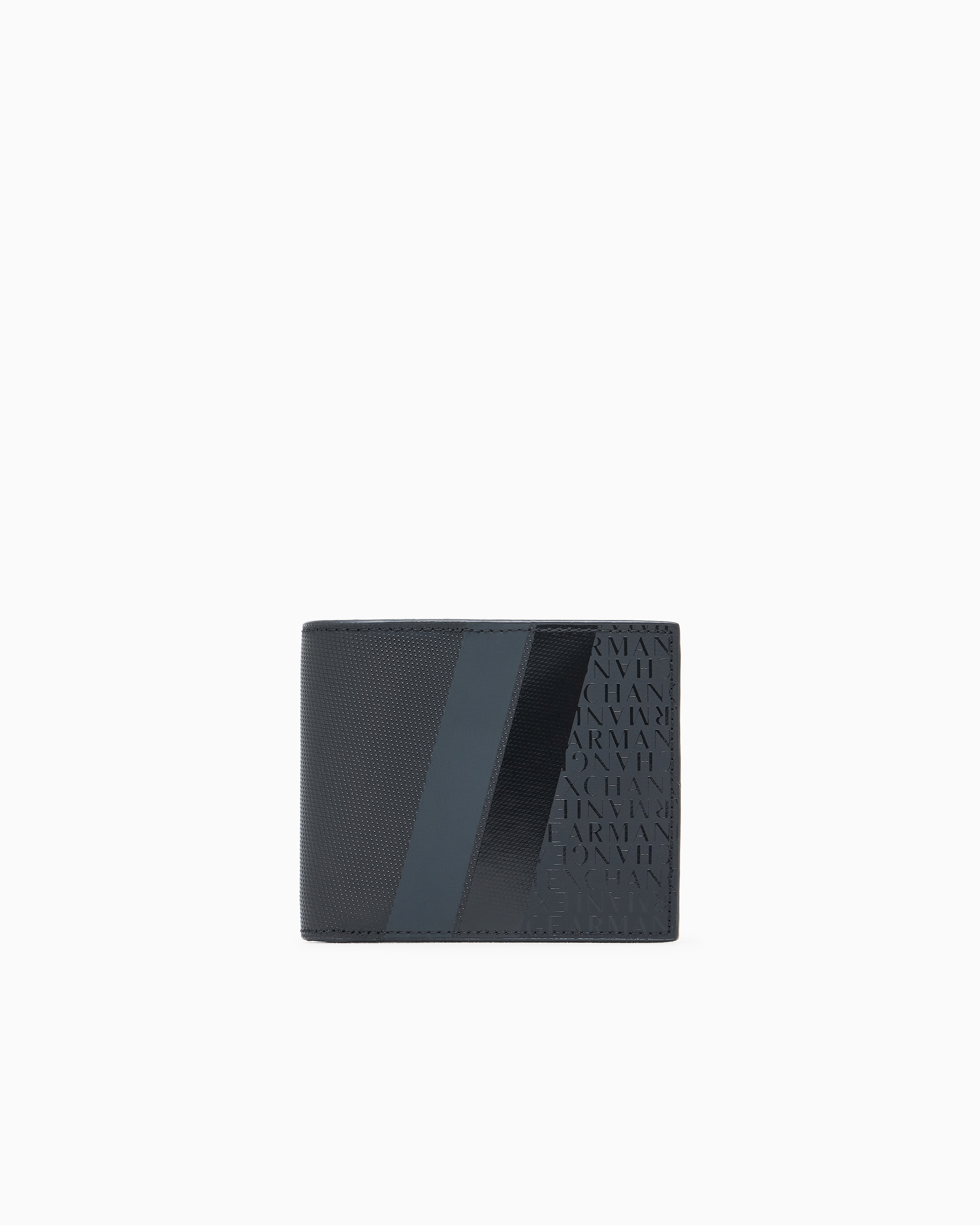 Armani Exchange Black Bifold Card Holder