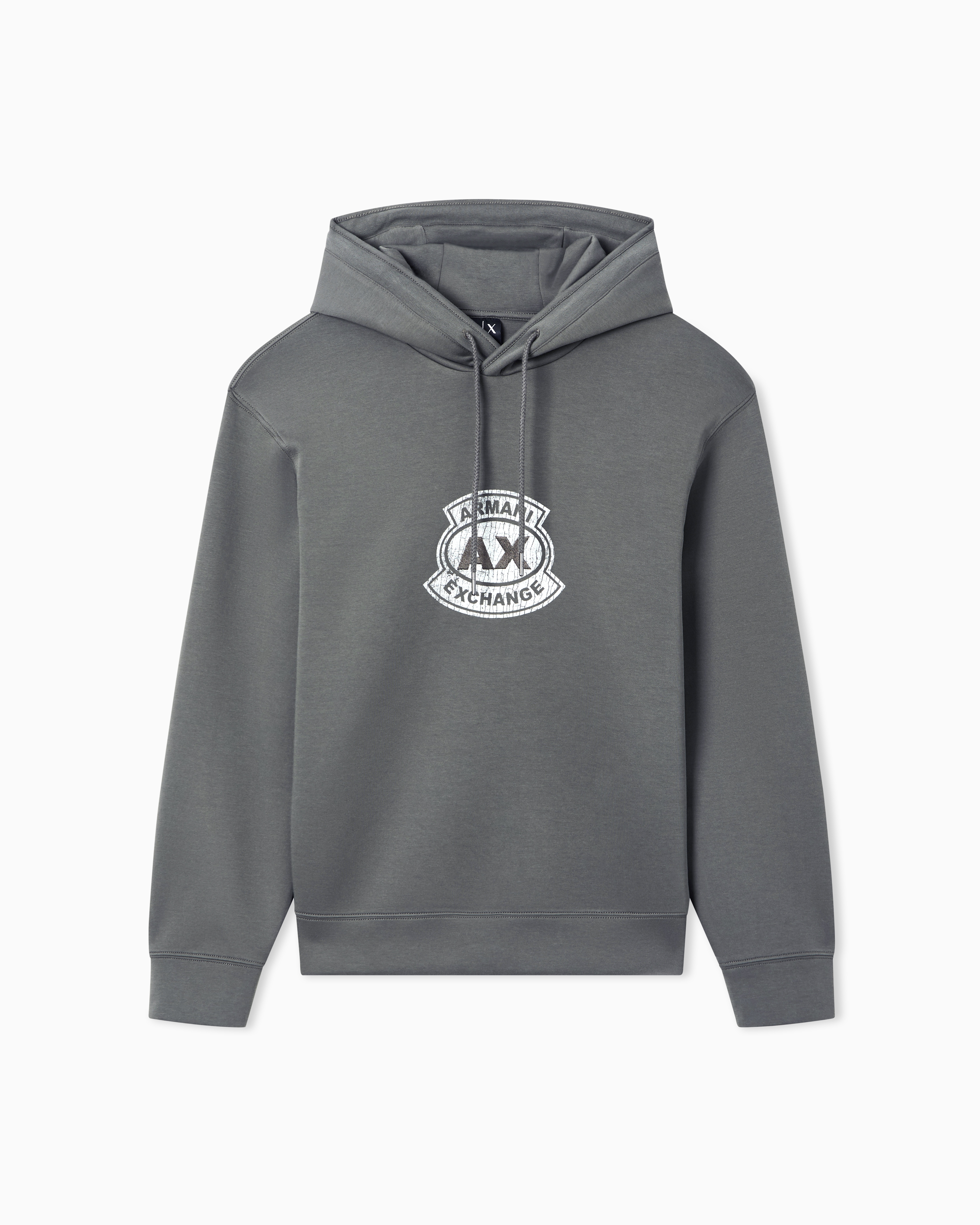 Armani Exchange Felpa Con Cappuccio In Cotone