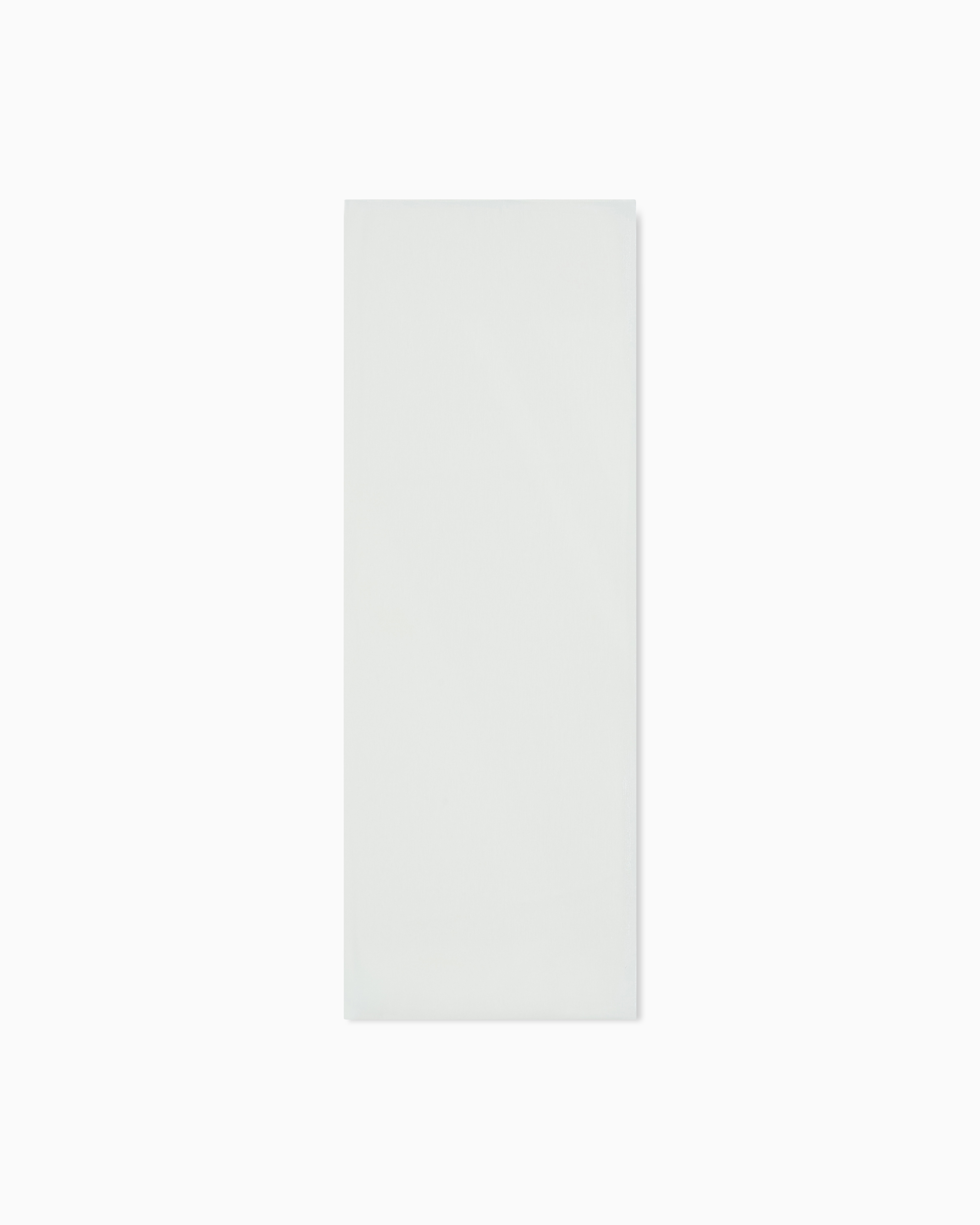 Emporio Armani White Lightweight Sheer Scarf With A Subtle Sheen