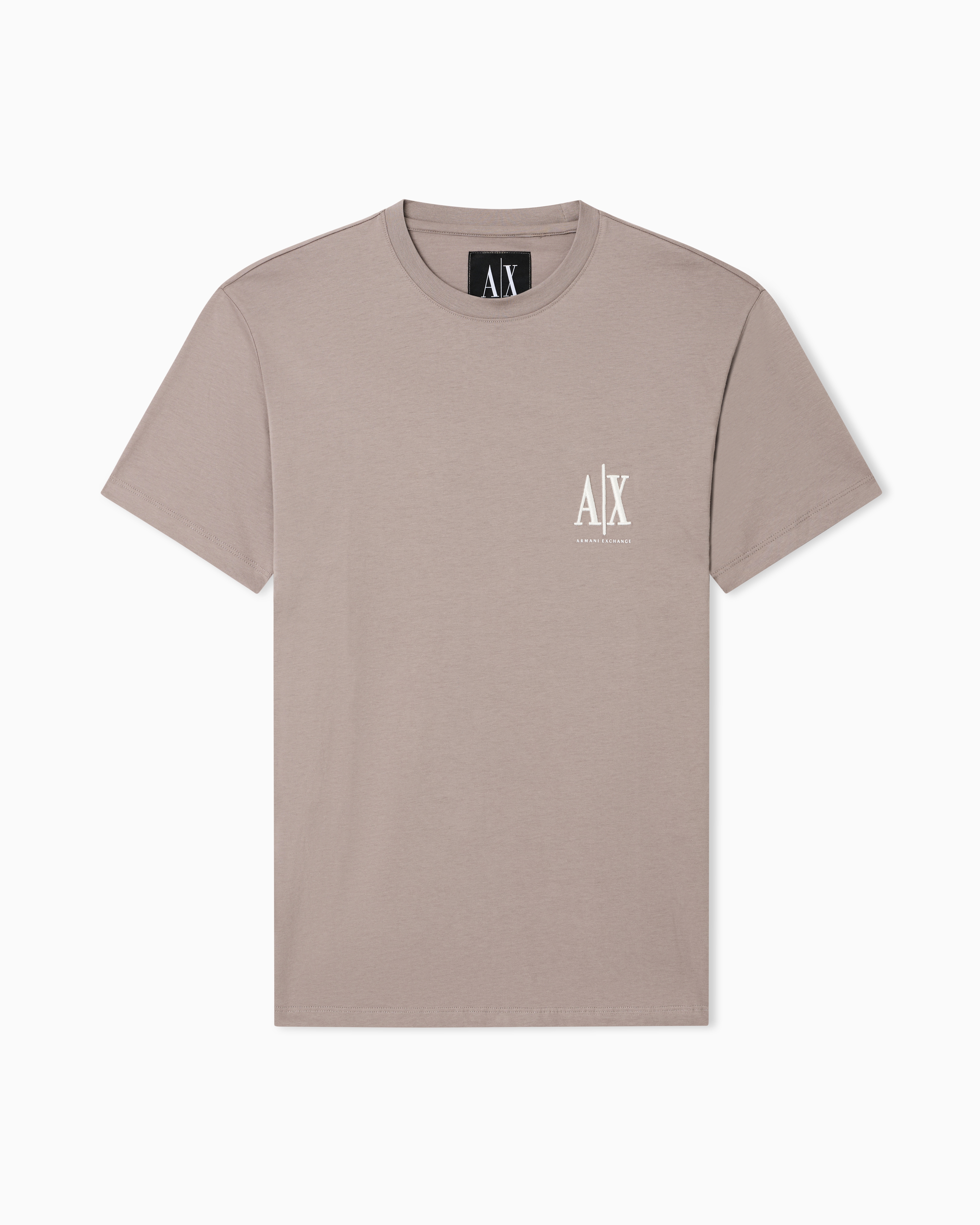 Armani Exchange T-Shirt Regular Fit In Jersey Di Cotone