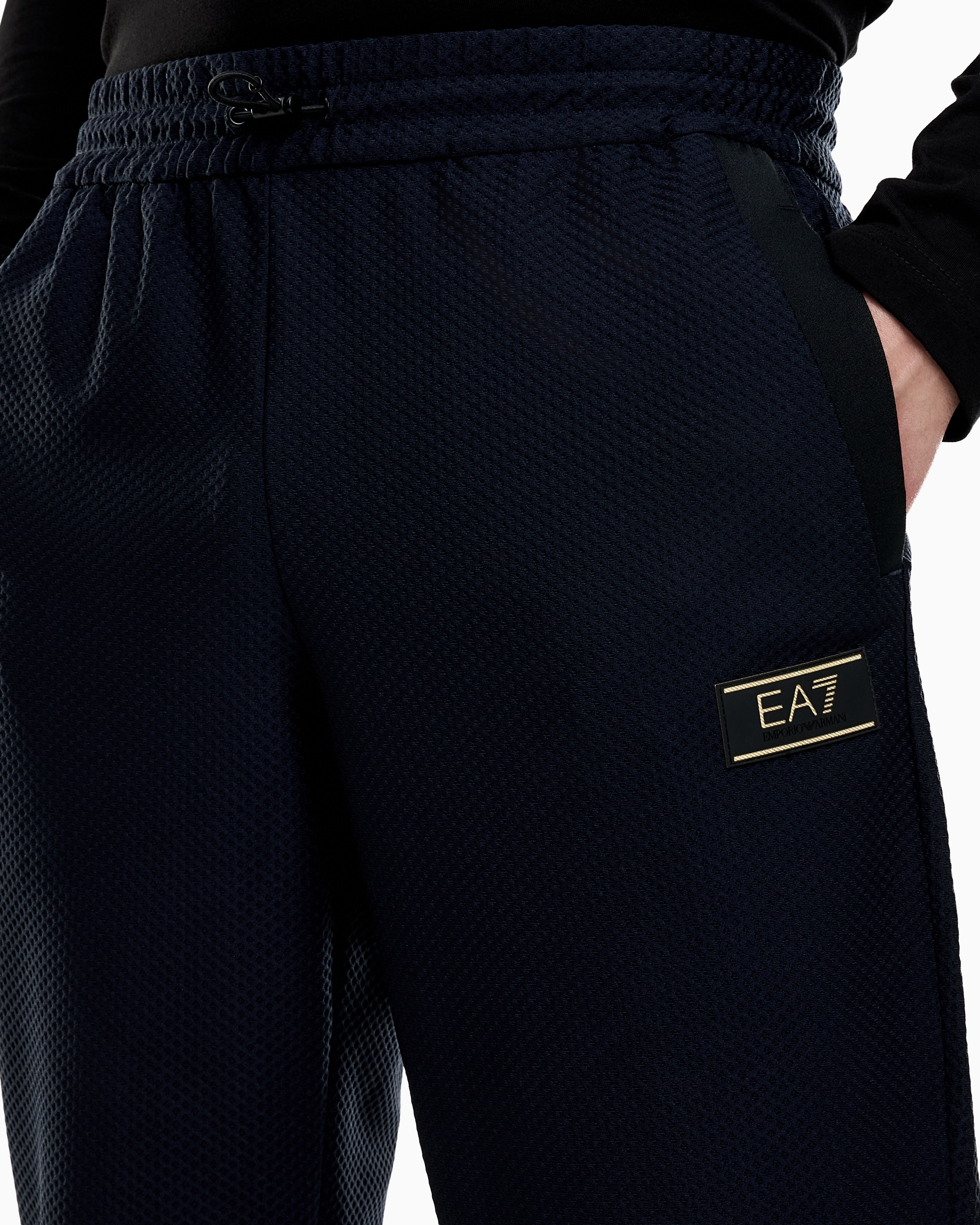 Premium Label technical-fabric joggers | EA7