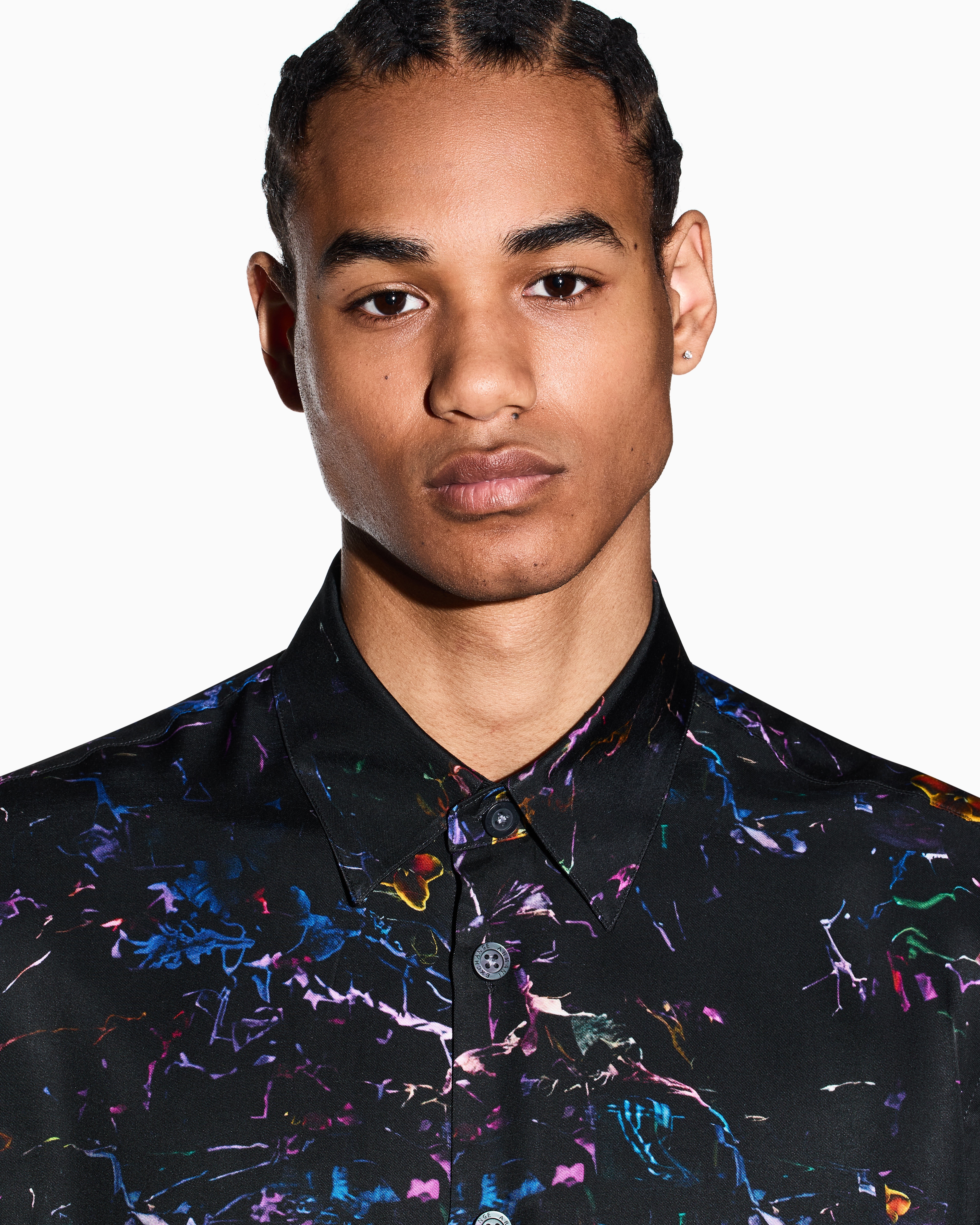 Viscose Twill Shirt | Armani Exchange